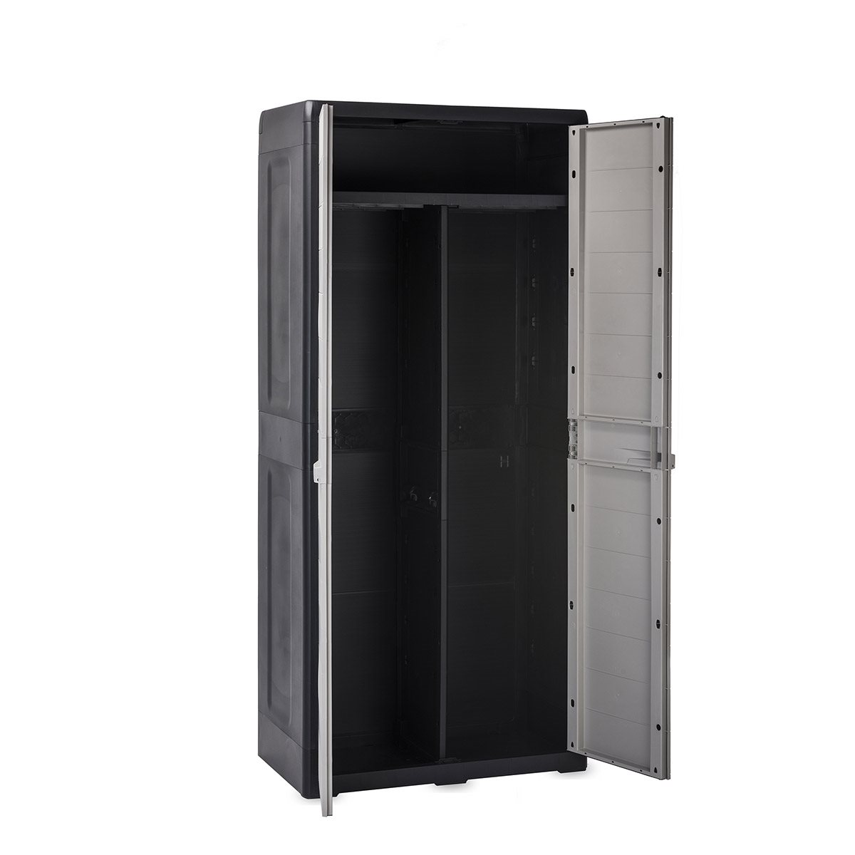 Toomax Elegance XL utility opbergkast hoog - lichtgrijs/antraciet