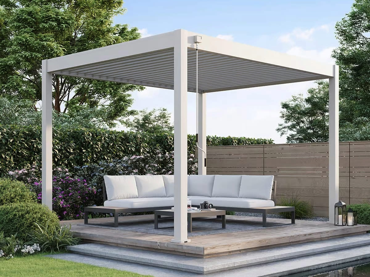 Orion Comfort overkapping - 300x360 cm - Kiezelgrijs