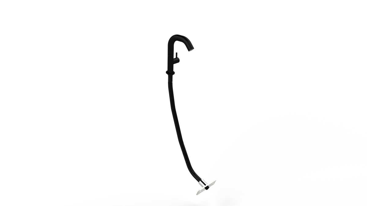 Gardentub kraan - Zwart