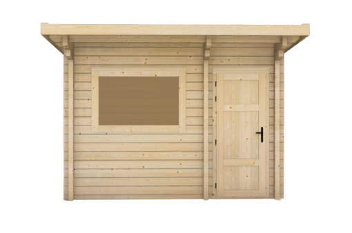 Novum Kerava Outdoor Sauna - Twee tot vierpersoons - Sparrenhout  