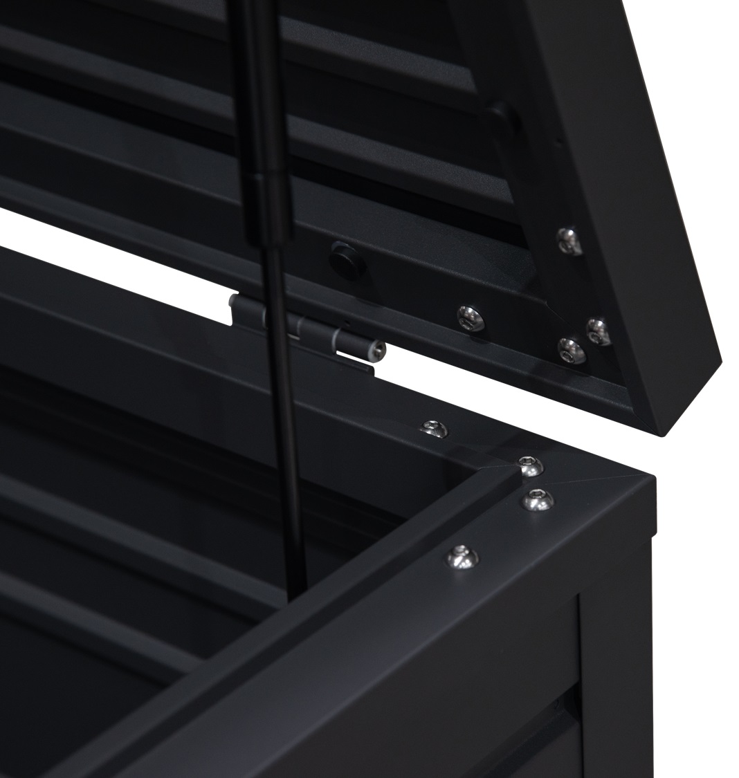 Orion Sit & Store - Aluminium opbergbox - 1050L - Antraciet