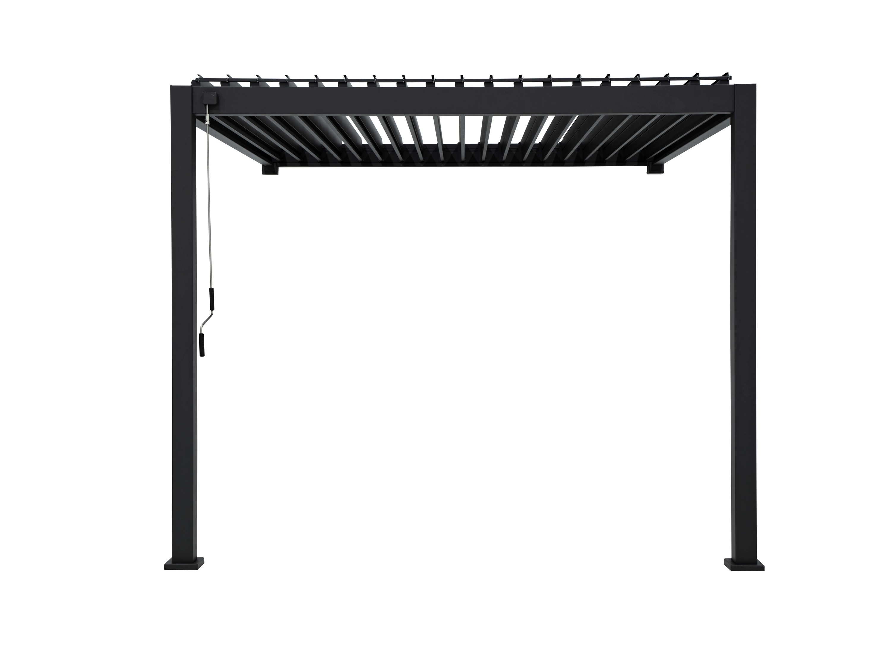 Mirador Classic overkapping muurbevestiging - 300 x 300 cm - antraciet