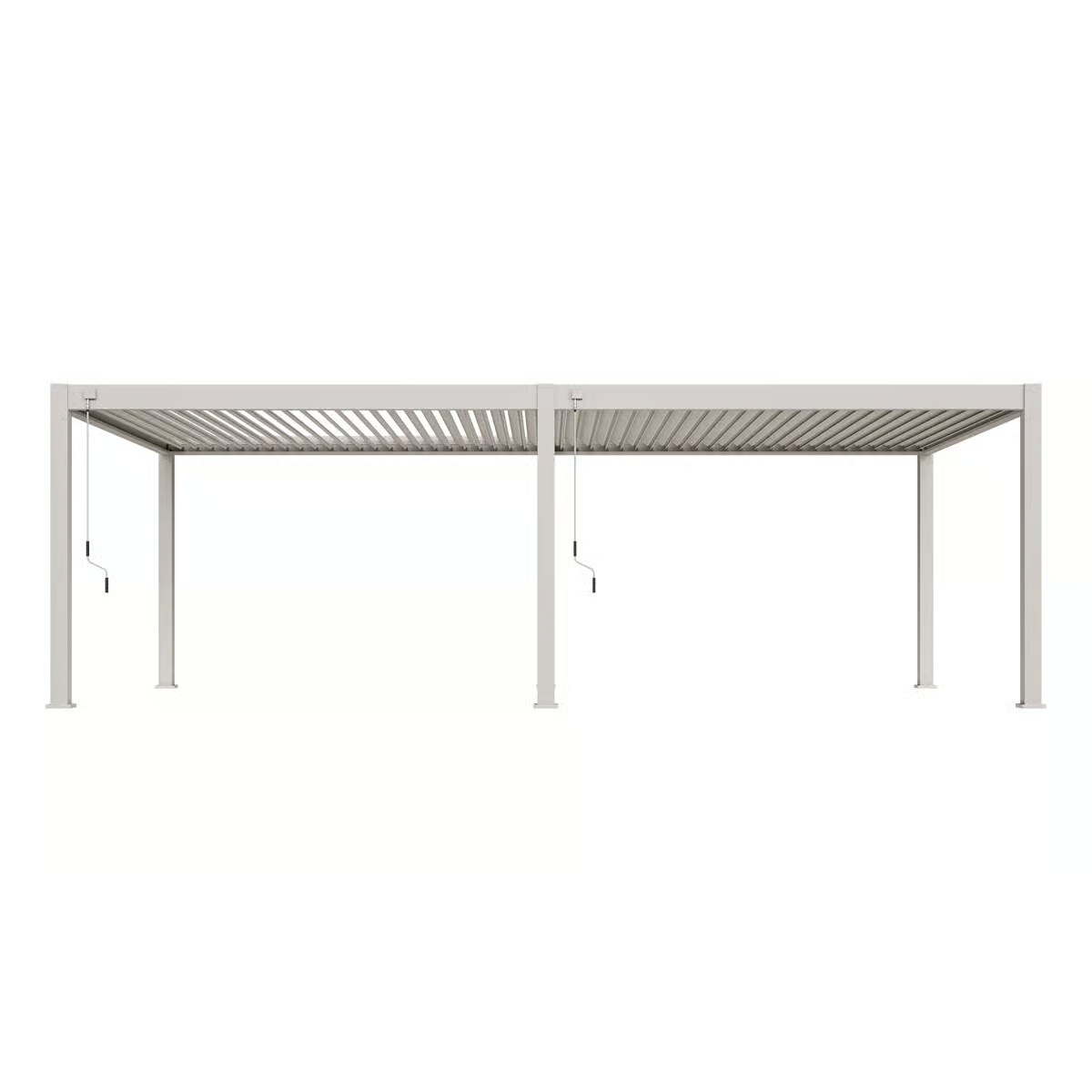 Orion Premium overkapping - 400x800 cm - Kiezelgrijs