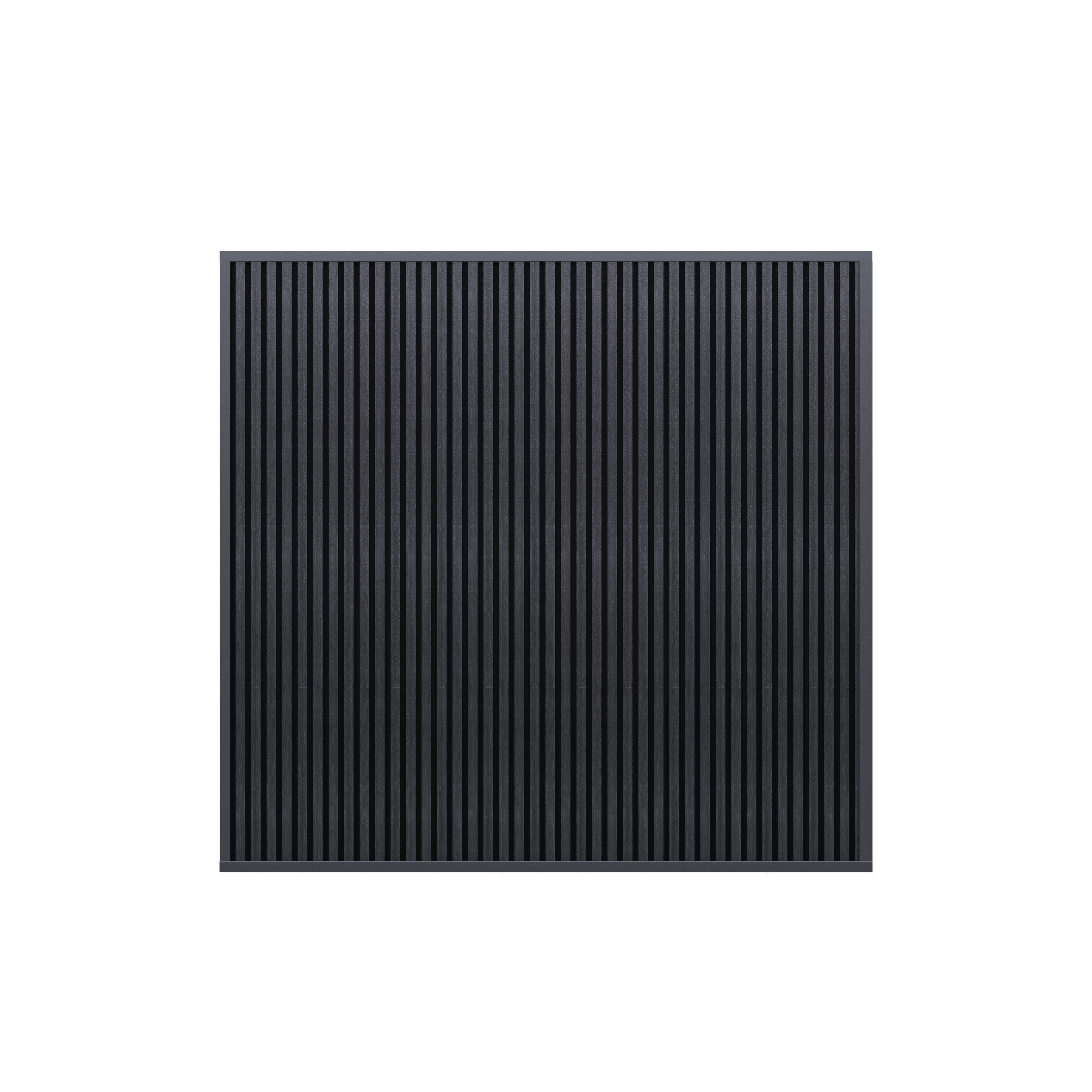 Orion composietwand - 265x236 cm - Voor 2,65m kant - Antraciet/antraciet
