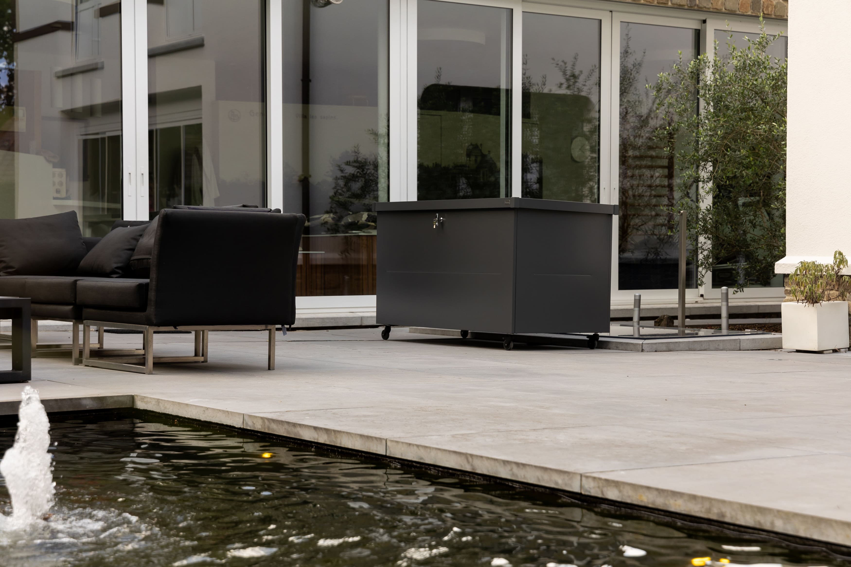 Telluria Nevio 160 opbergbox - 870 liter - grijs