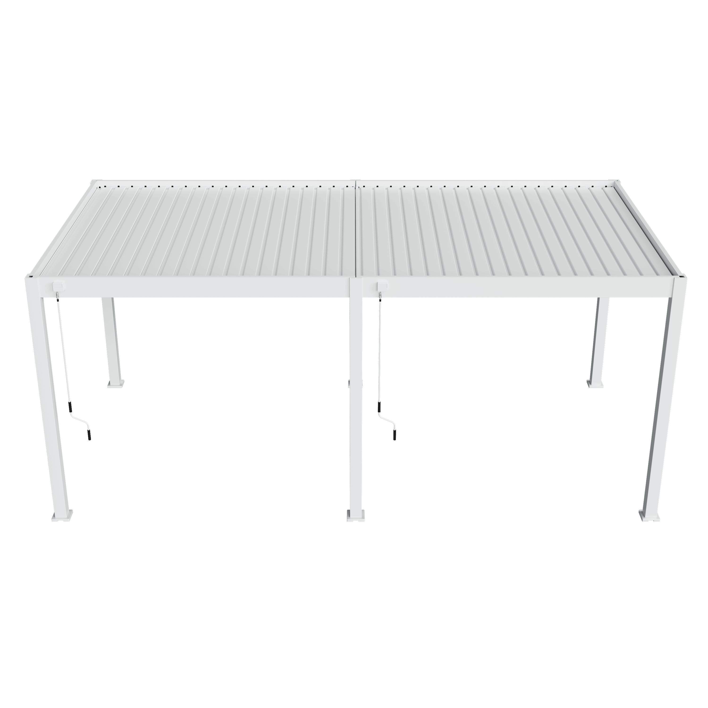 Orion Deluxe overkapping - 300x600 cm - Wit