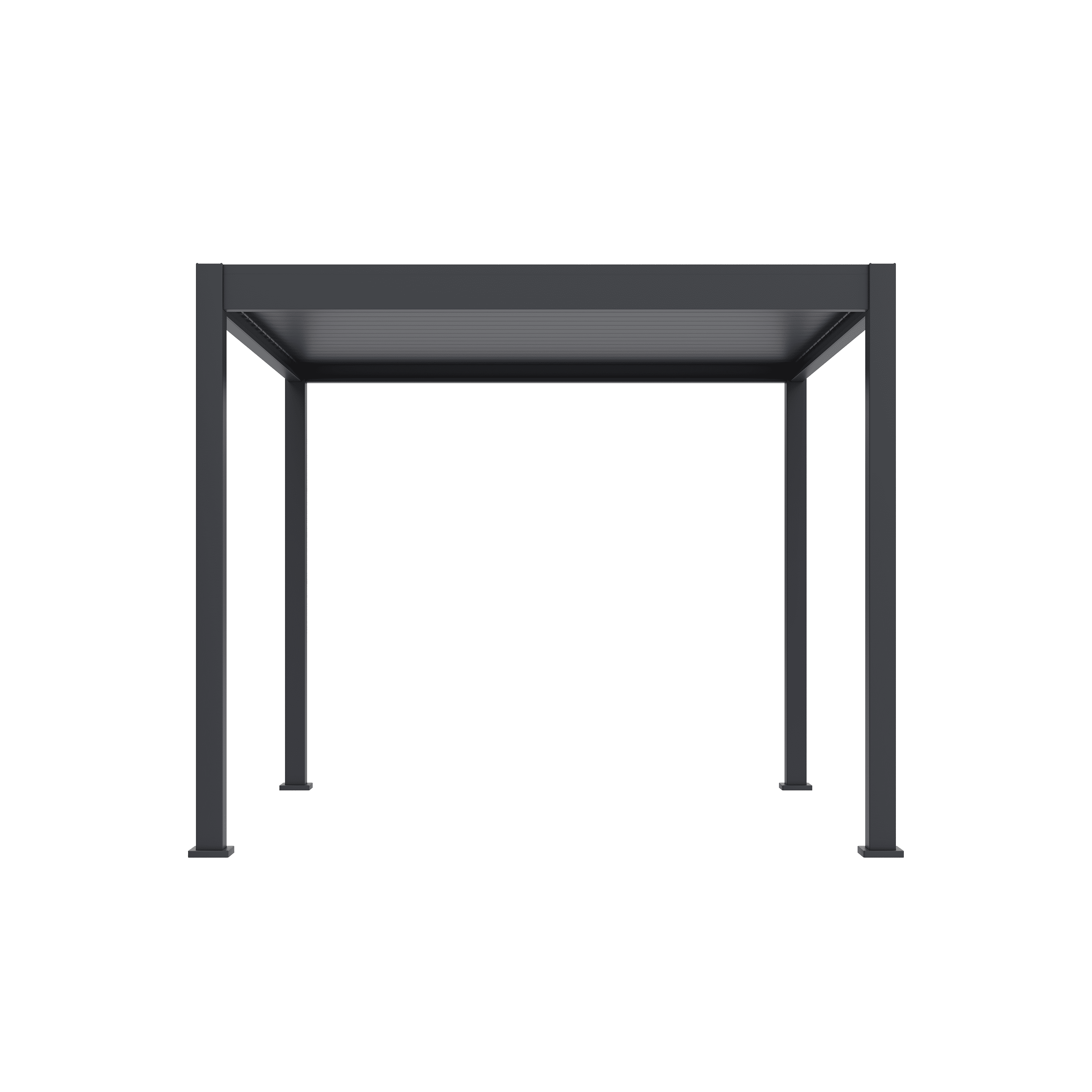 Orion Deluxe overkapping - 300x300 cm - Antraciet