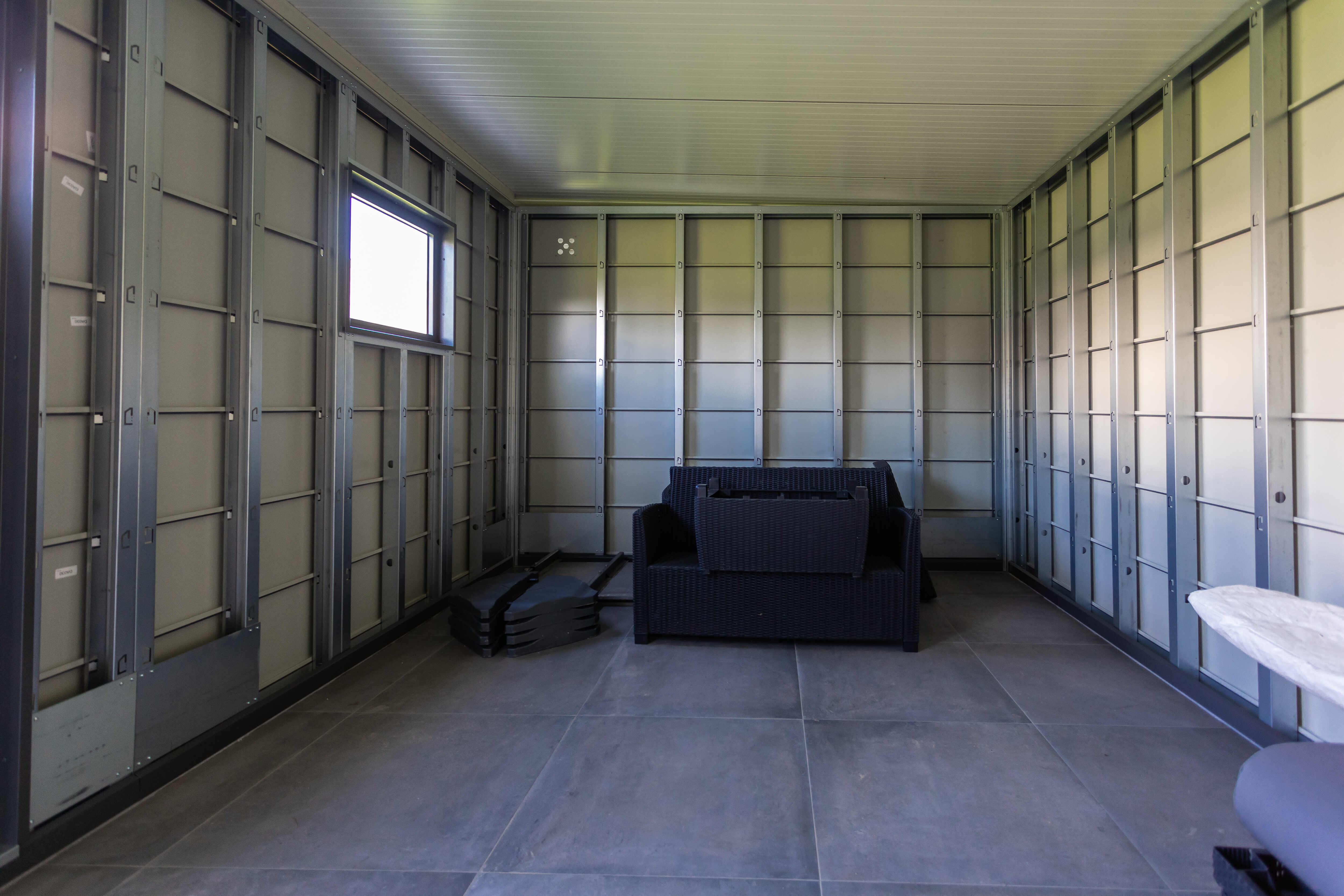 Telluria Garage 3654 - 538 x 358 cm - antraciet