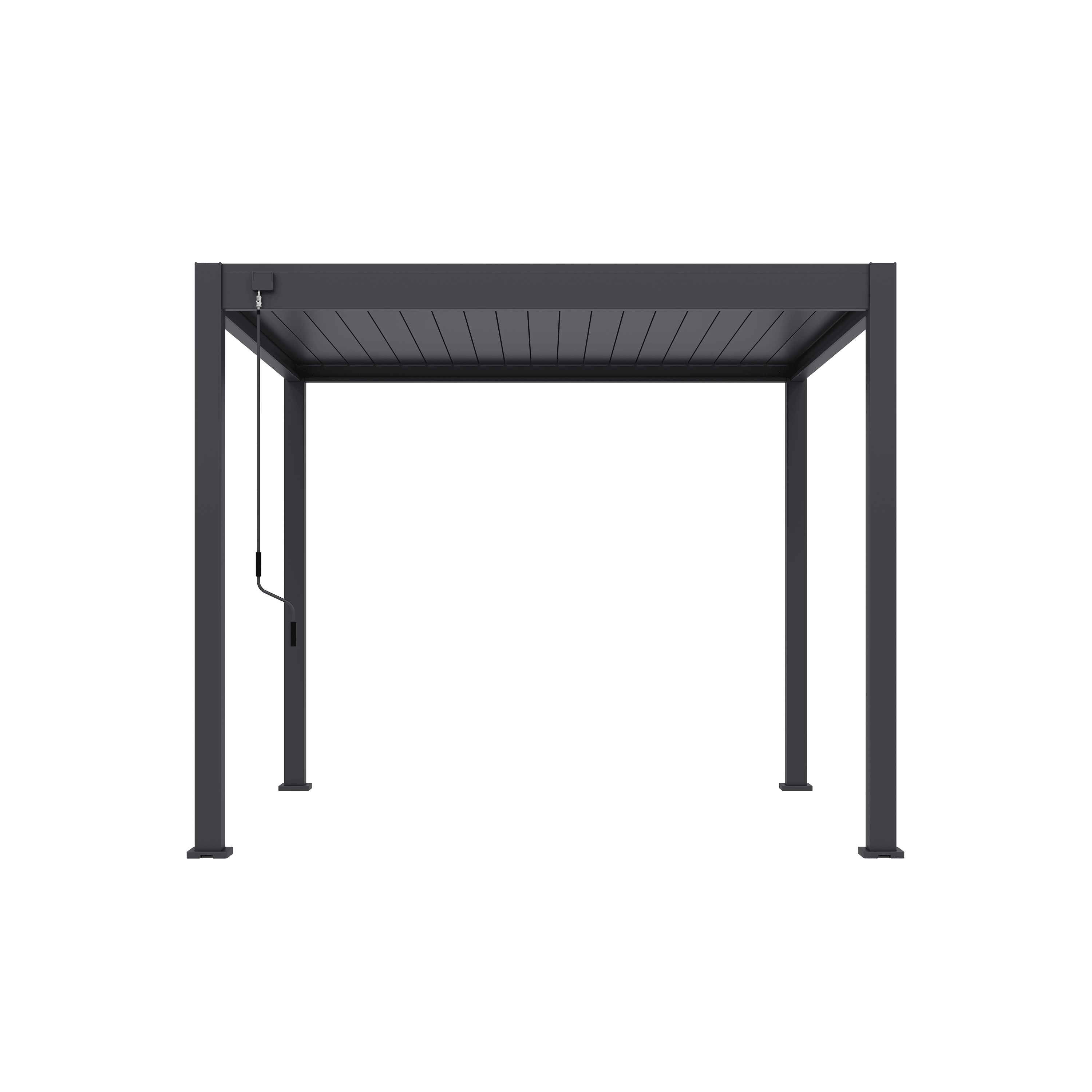 Orion Deluxe overkapping - 300x300 cm - Antraciet