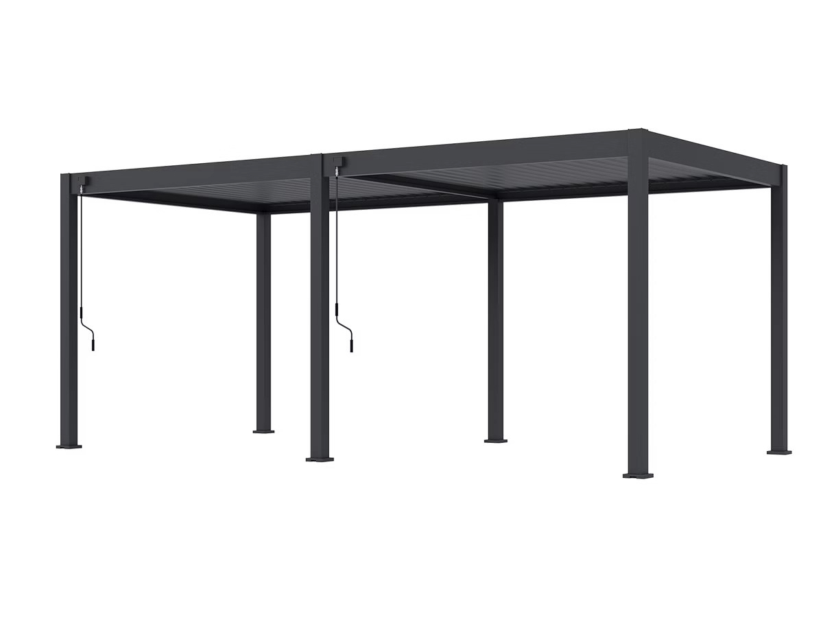 Orion Comfort overkapping - 300x600 cm - Antraciet