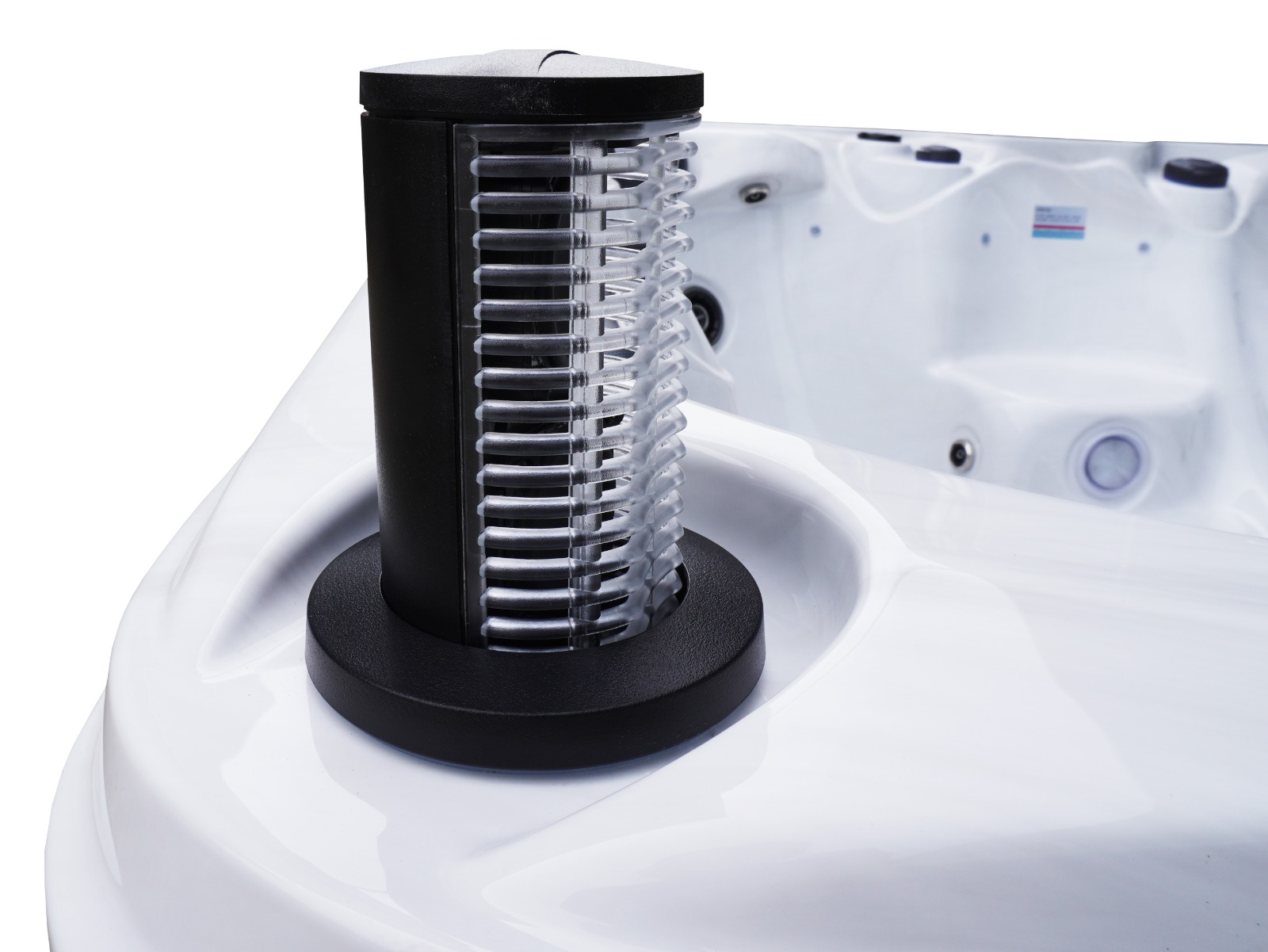 Orion Treasure spa X4 - 5 persoons - Lichtgrijs - Plug and Play