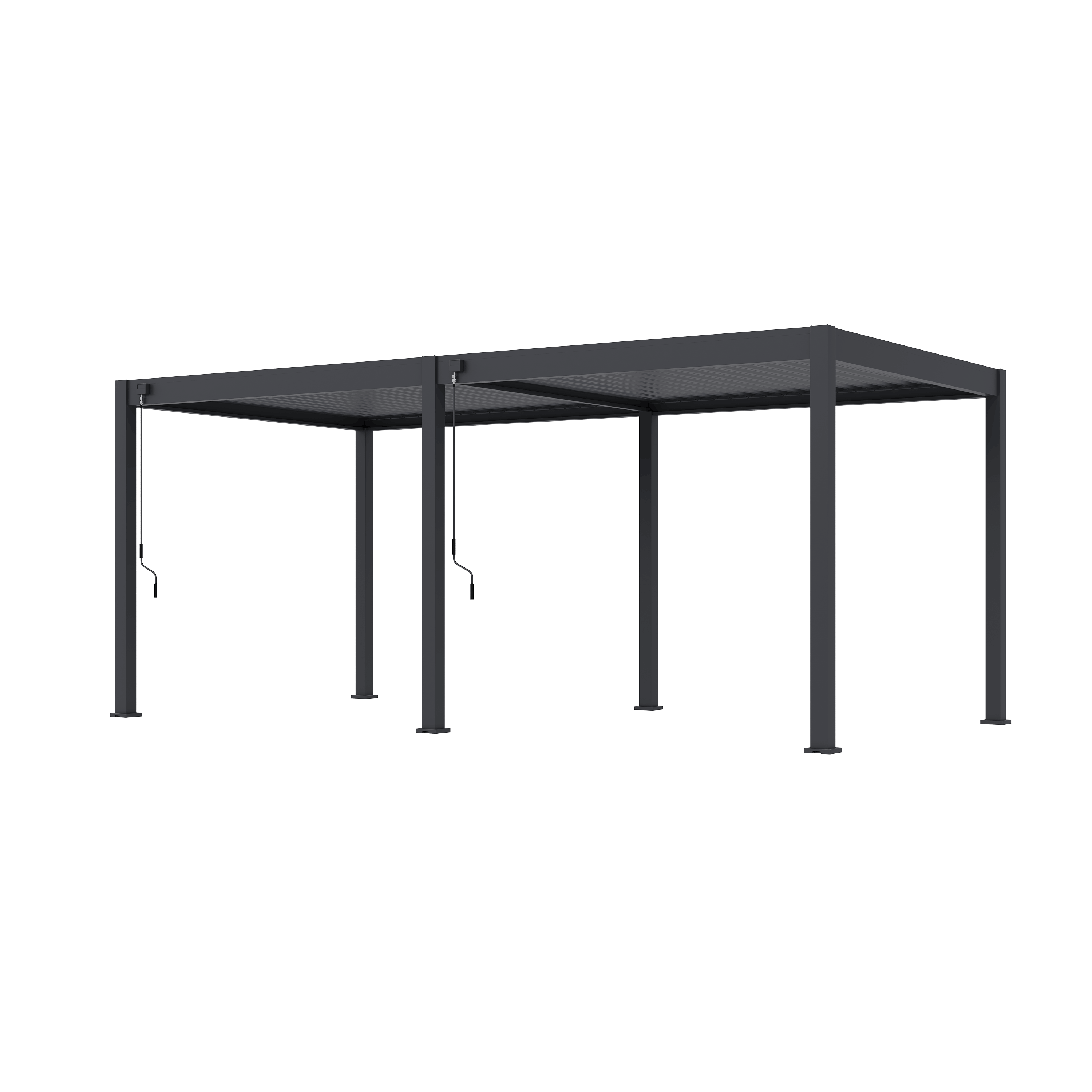 Orion Comfort overkapping - 300x600 cm - Antraciet