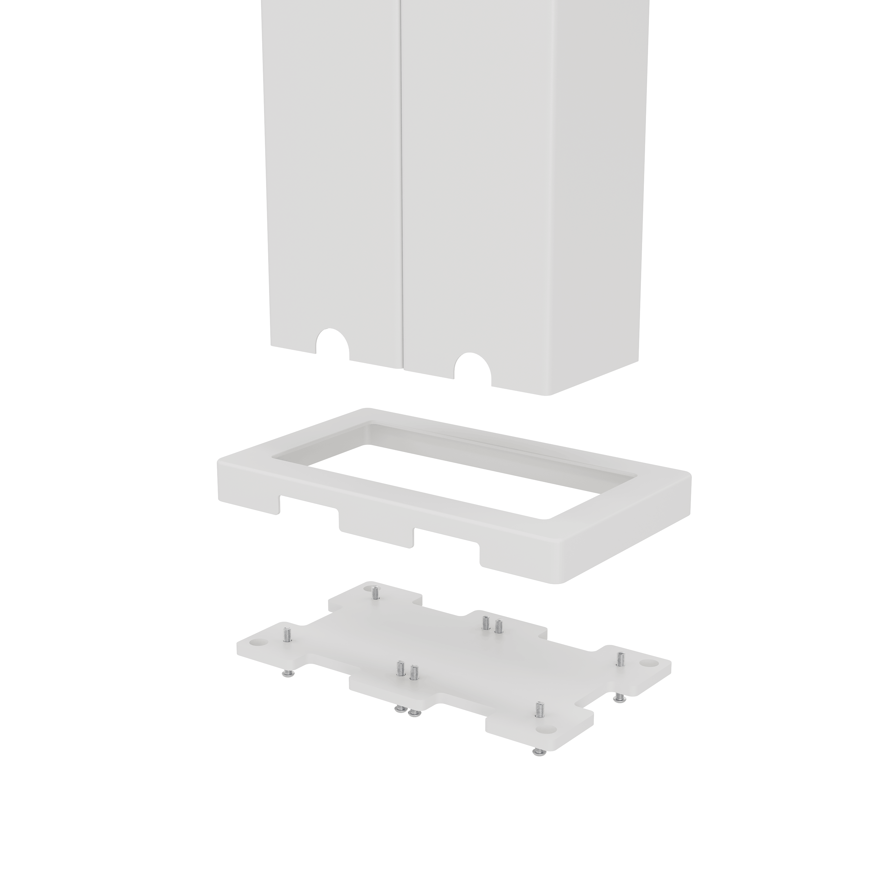 Orion verbindingsset - 300 cm -  Voor 3 meter zijkant - Wit