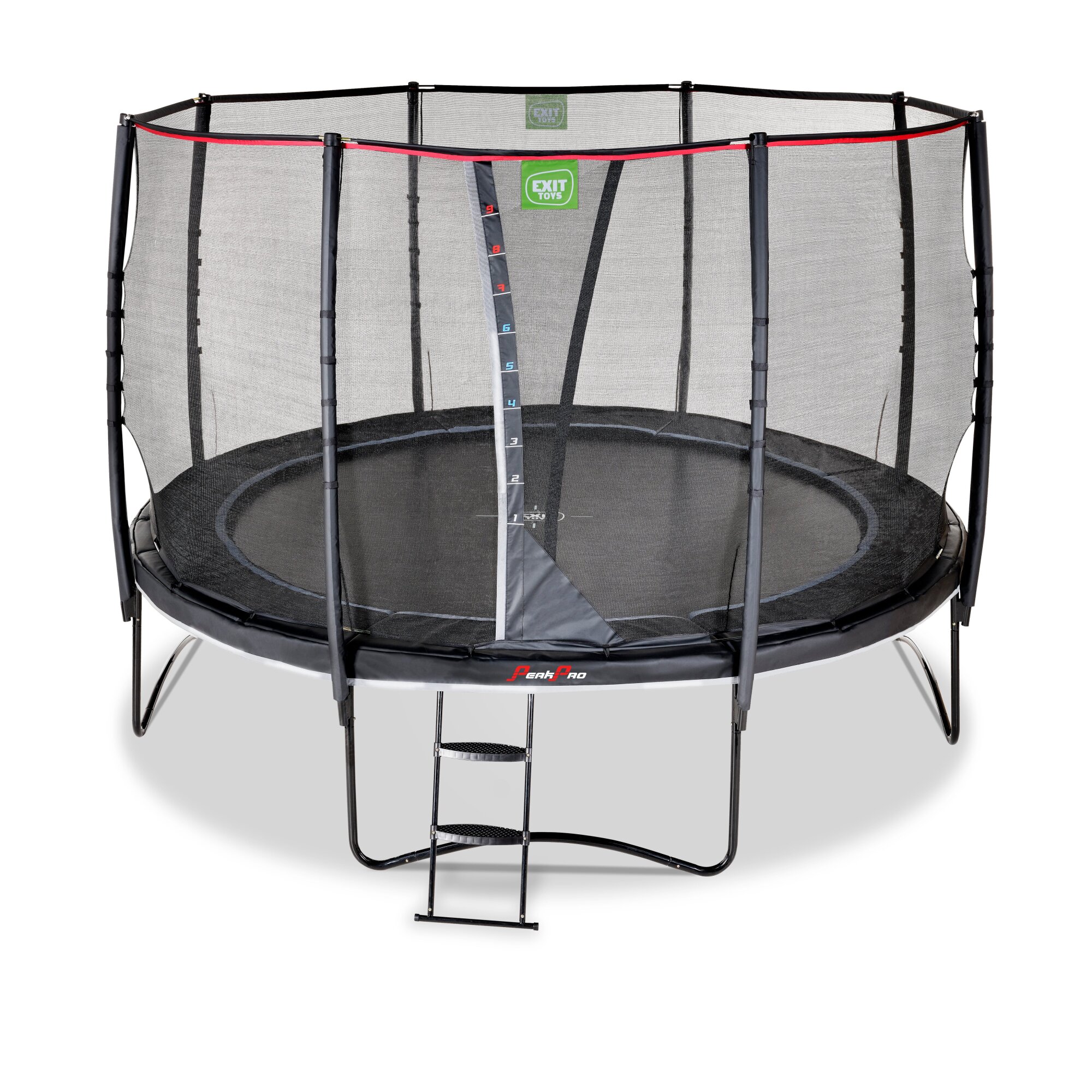 EXIT PeakPro trampoline Ø366cm – zwart