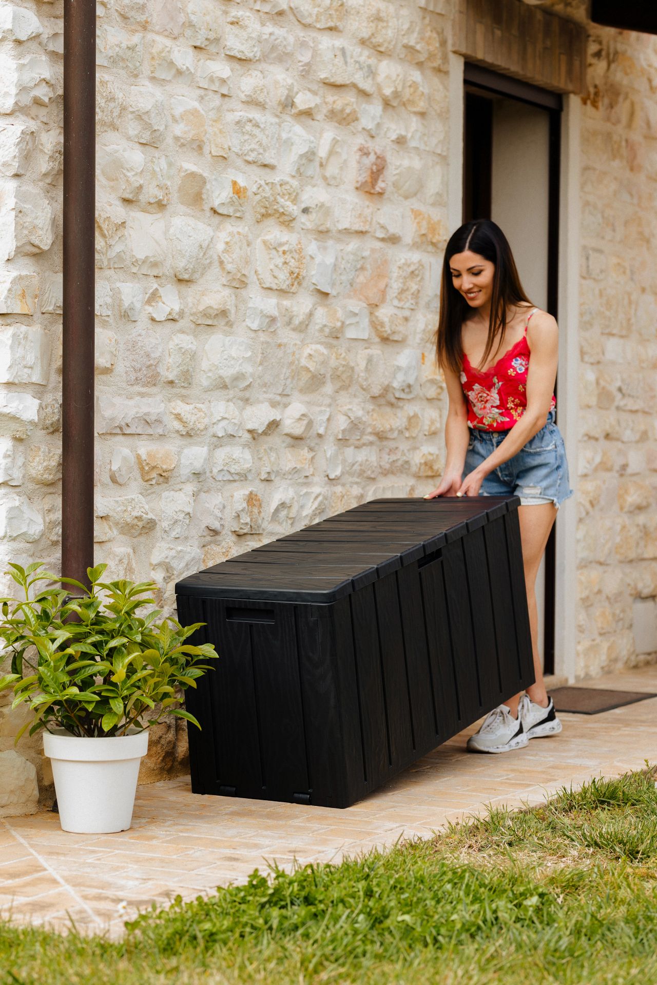 Toomax Bravo opbergbox - 270 liter - antraciet