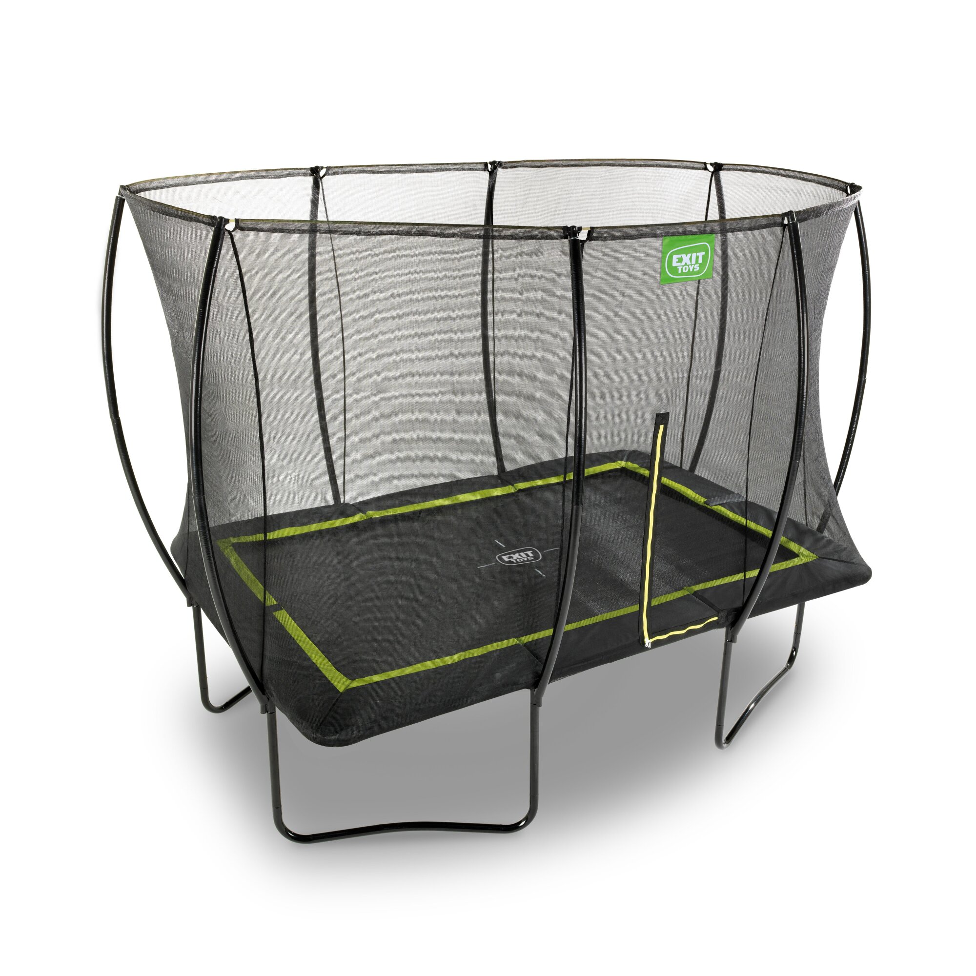 EXIT Silhouette trampoline 244 x 366 cm – Zwart