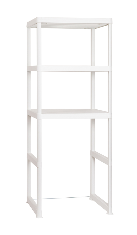 Toomax Wash & Store - Wasrek en opbergkast - Wit - met 3 planken