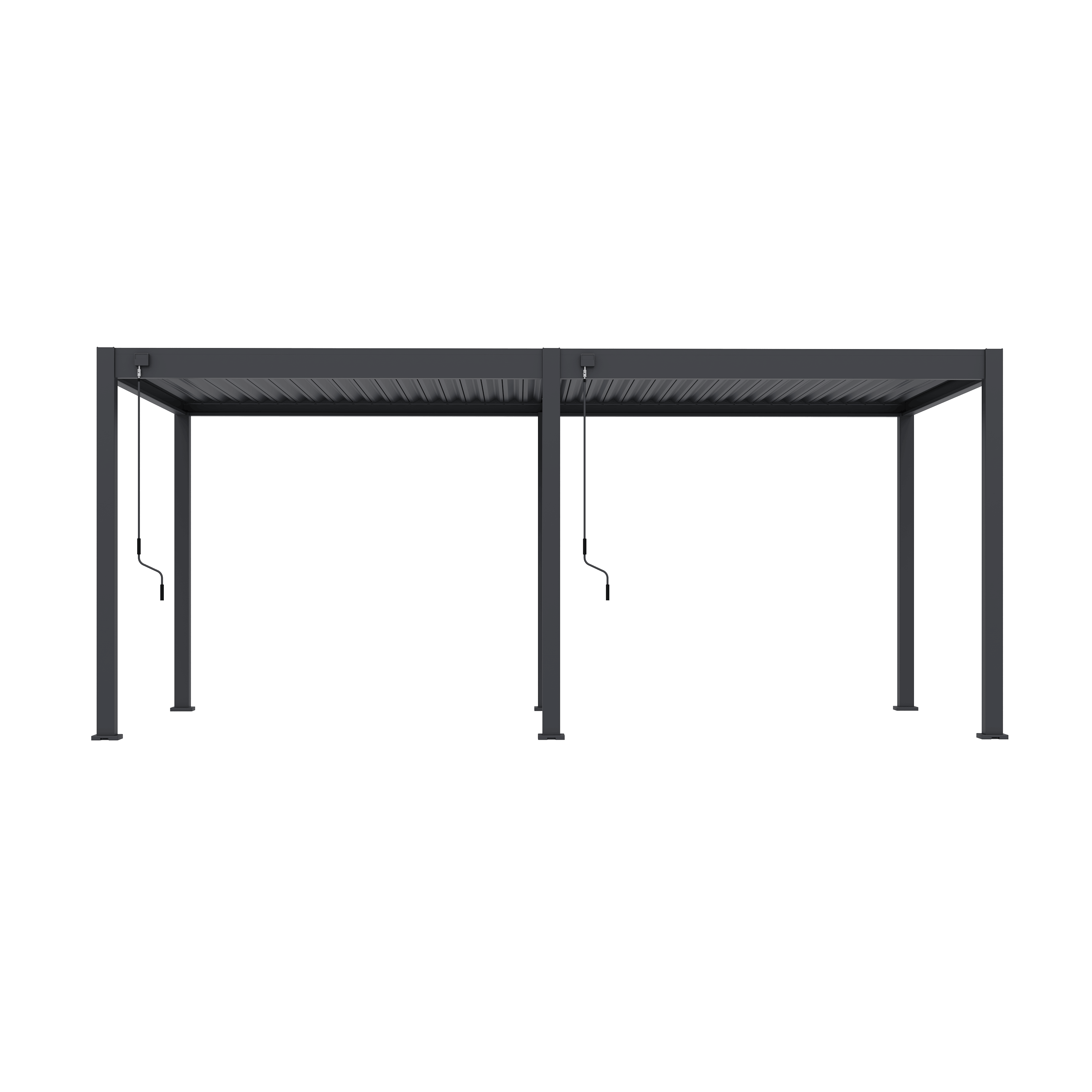 Orion Comfort overkapping - 300x600 cm - Antraciet