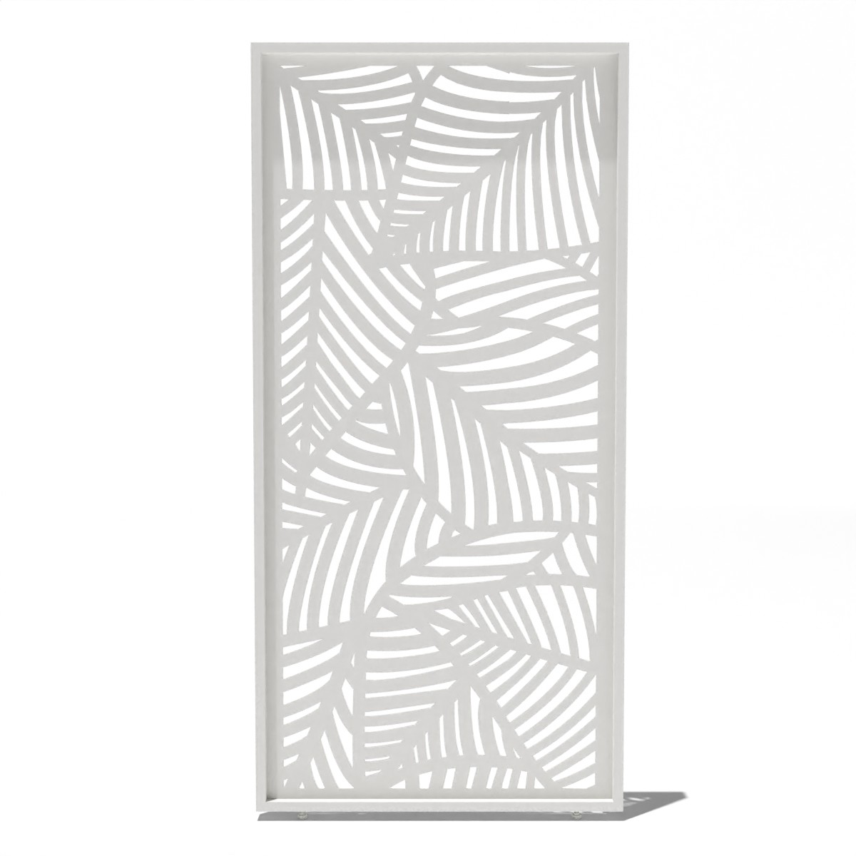 Orion shutterpaneel - Vast - blad-design - 123 cm - Voor 4 meter zijkant - Wit