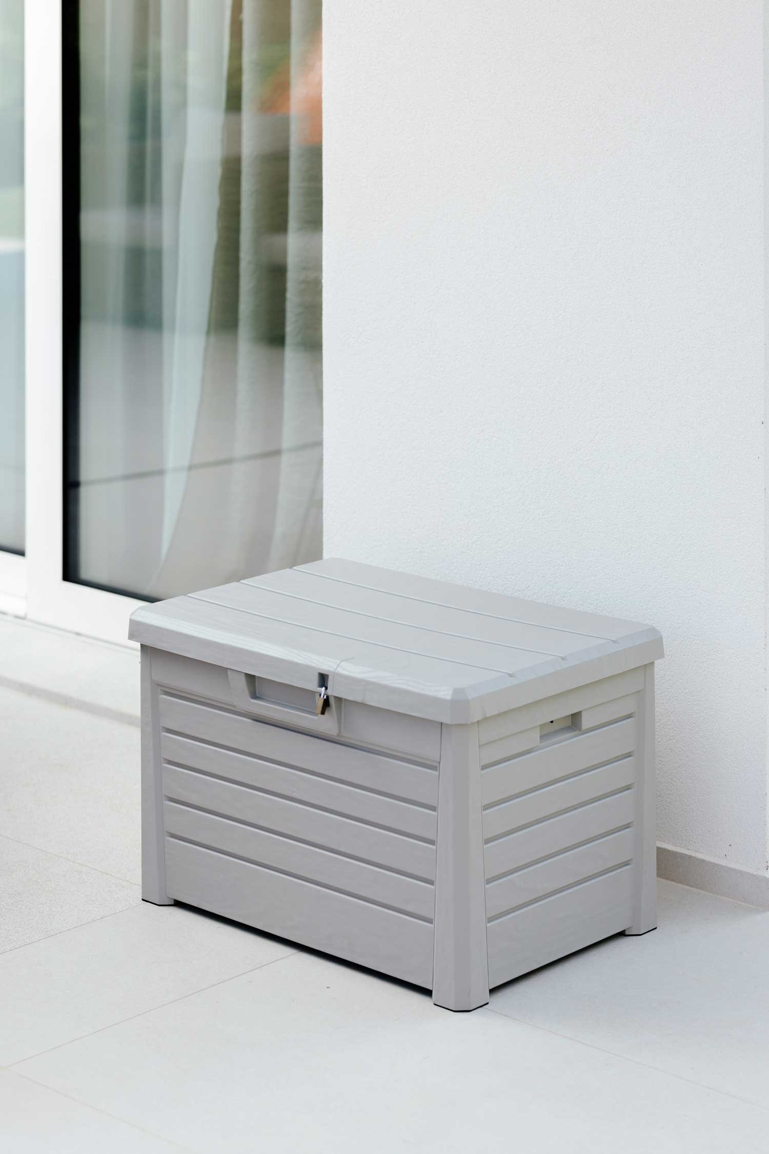 Toomax Florida Compact opbergbox - 120 liter - grijs Toomax Florida Compact opbergbox - 120 liter - grijs