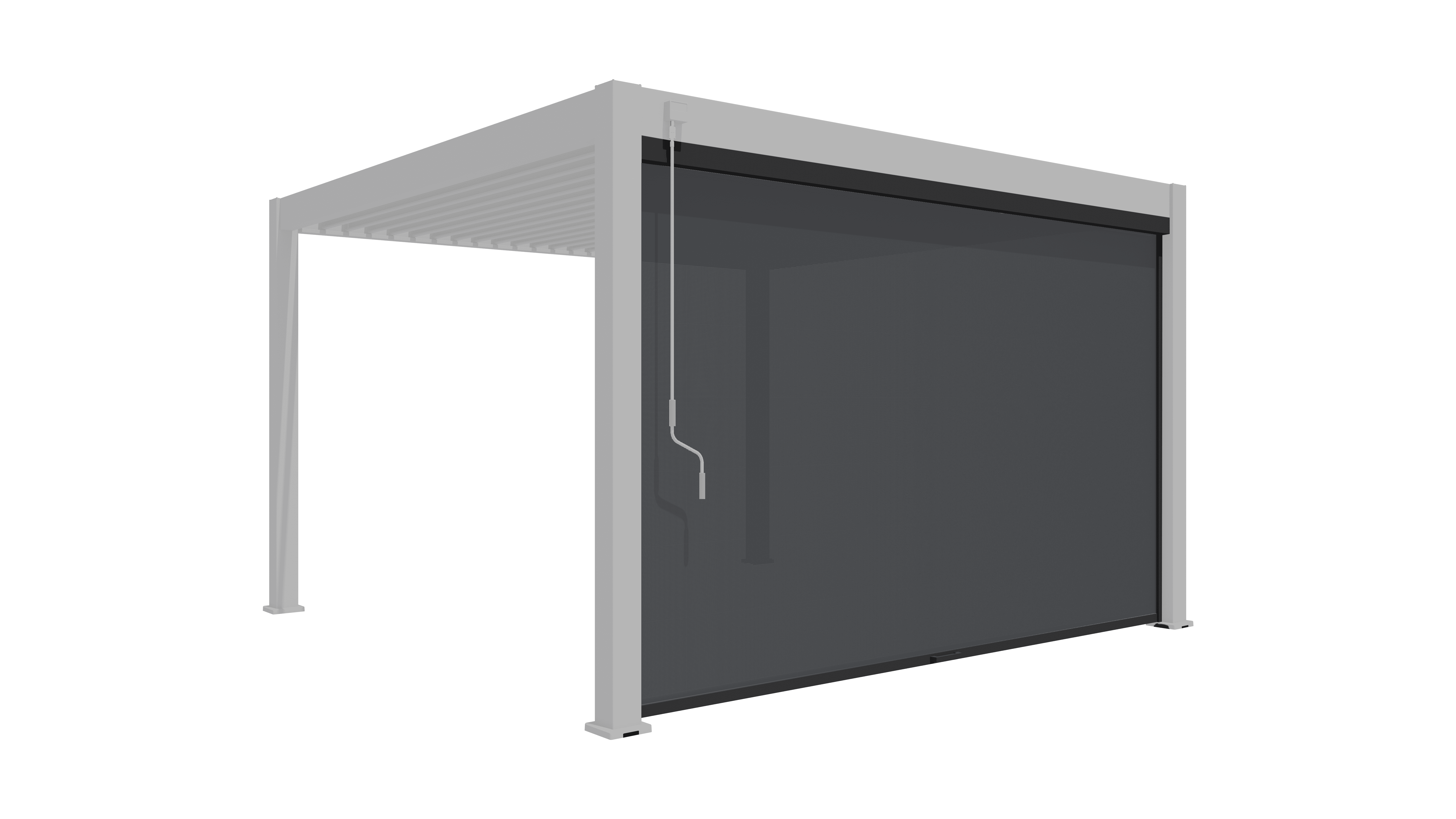Mirador windscherm - 3 meter - wit Mirador windscherm - 3 meter - wit