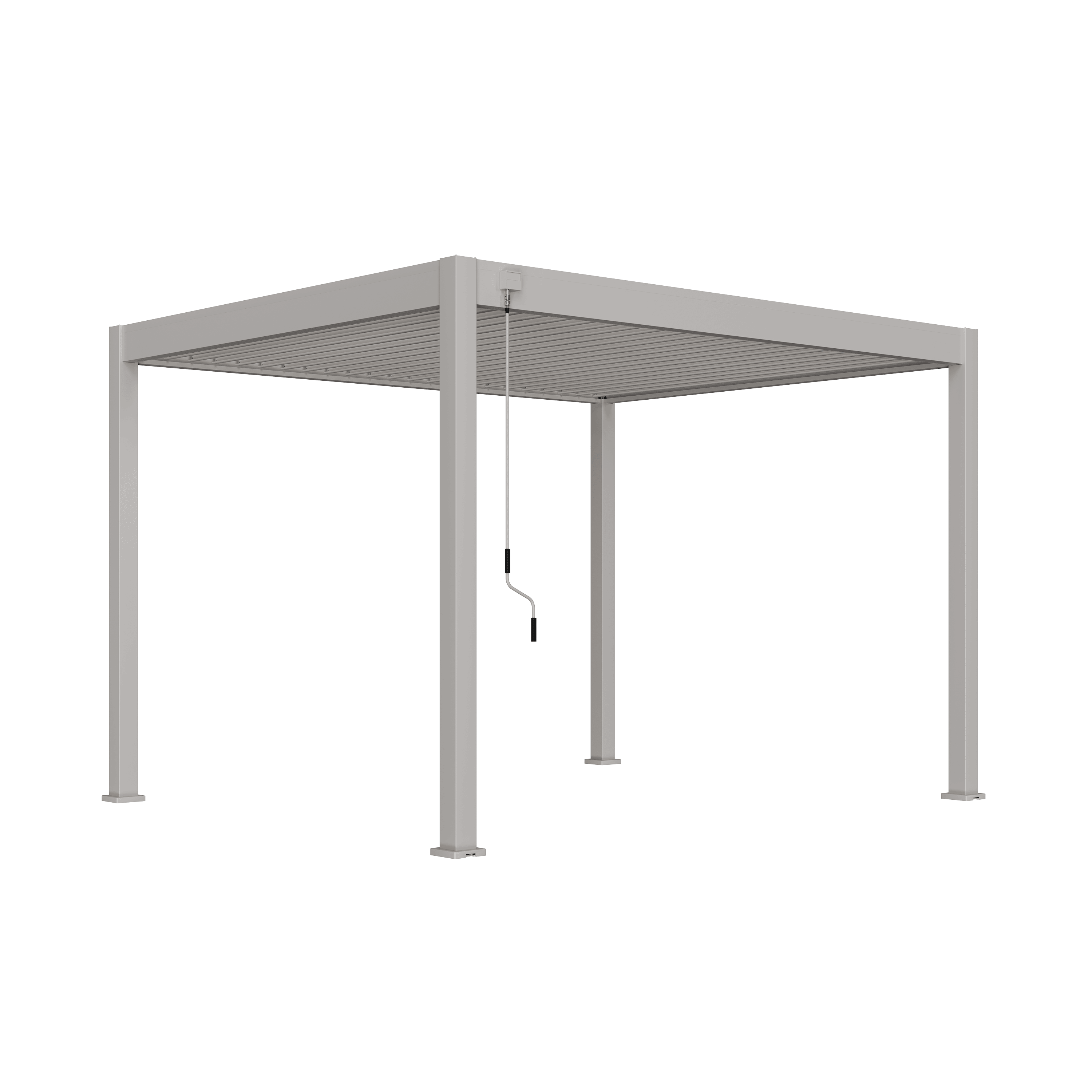 Orion Comfort overkapping - 300x360 cm - Kiezelgrijs