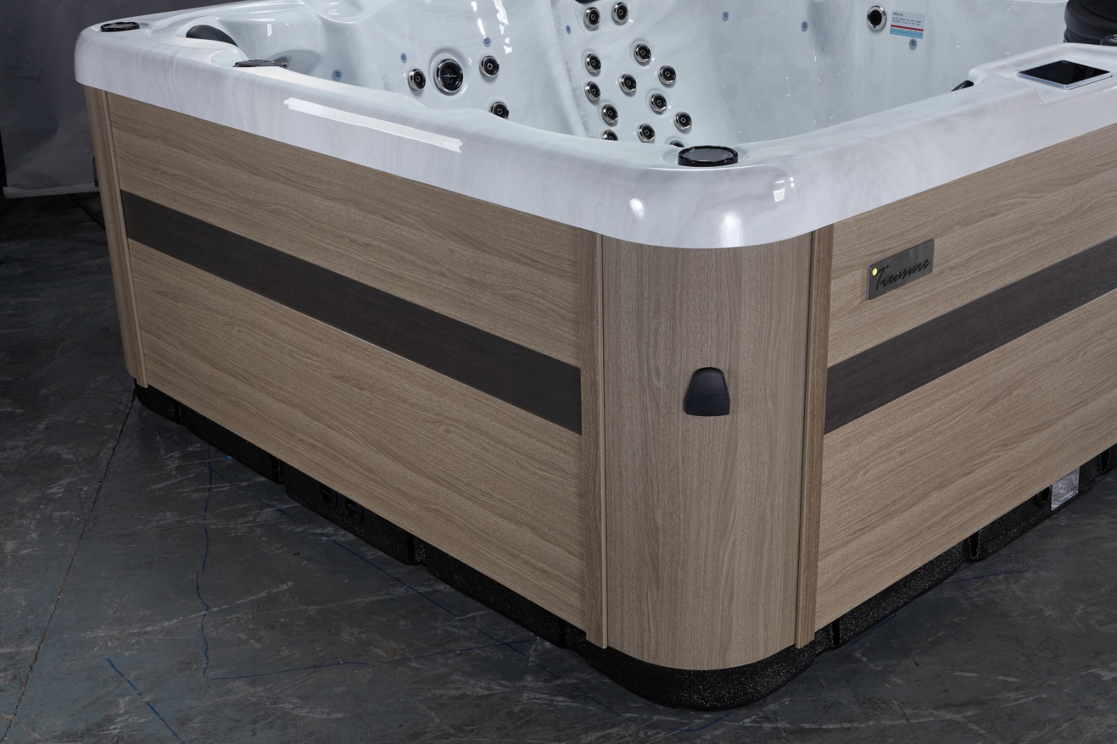 Orion Mirage spa X2 - 5 persoons - Lichtgrijs - Plug and Play