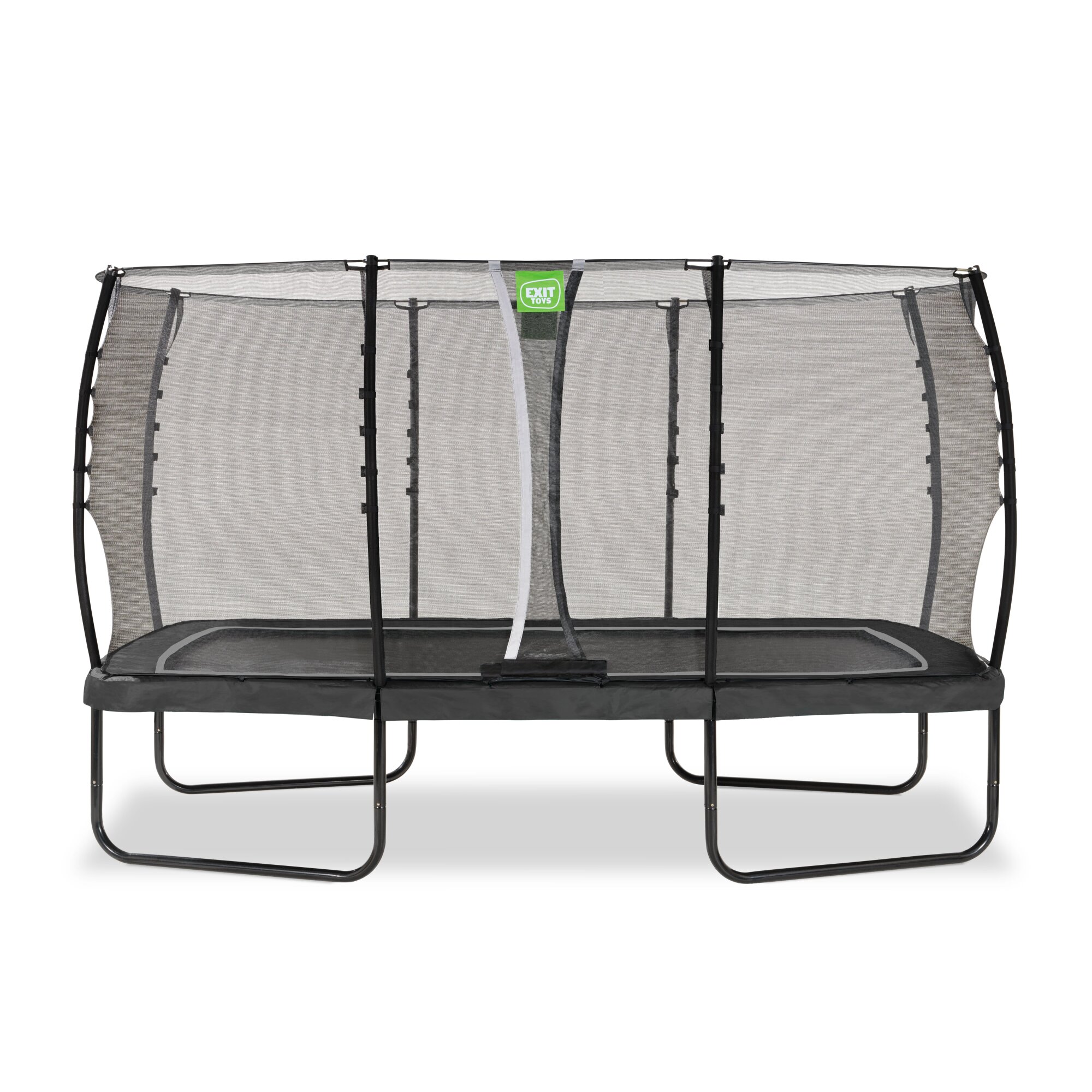 EXIT Allure Classic trampoline 244 x 427 cm met veiligheidsnet - Zwart