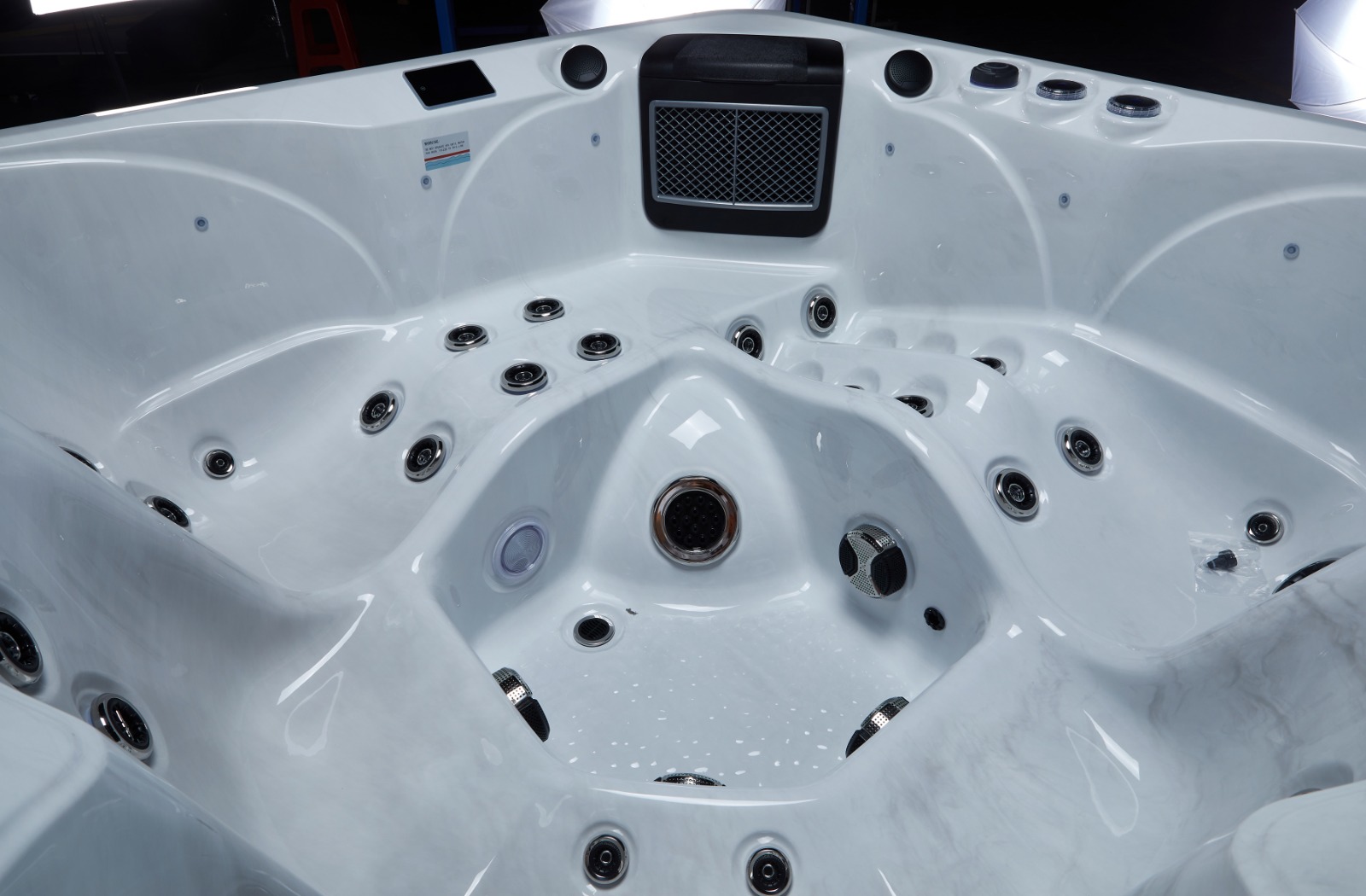 Orion Mirage spa X3 - 5 persoons - Lichtgrijs - Plug and Play