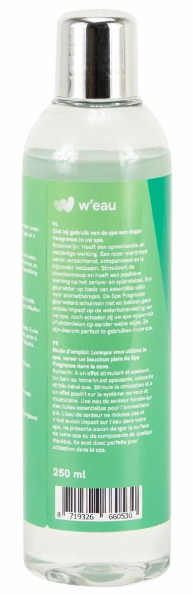 W'eau Spa geur - rozemarijn - 250 ml
