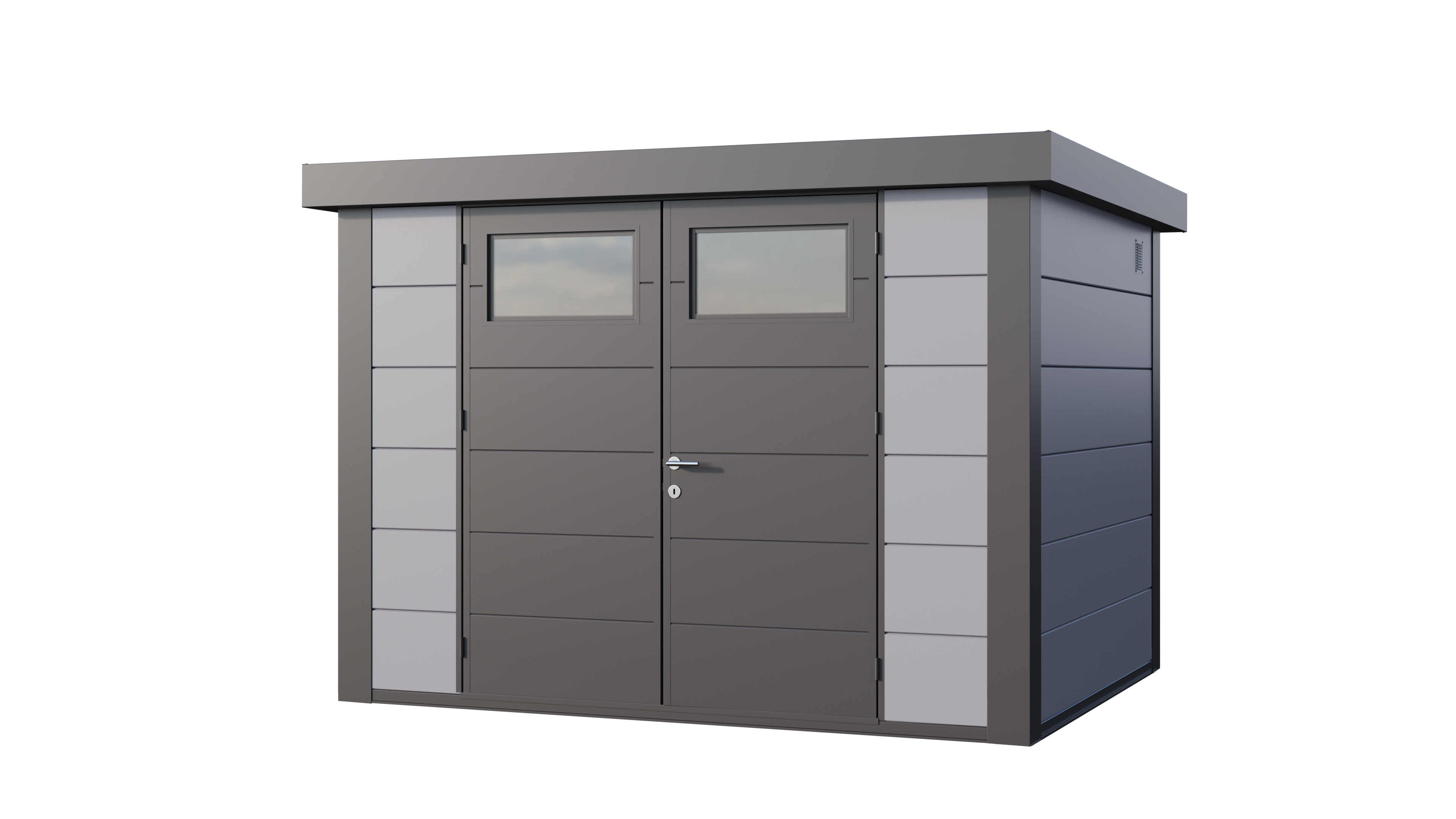 Telluria Classico 3024 tuinhuis - 298 x 238 cm - lichtgrijs/antraciet