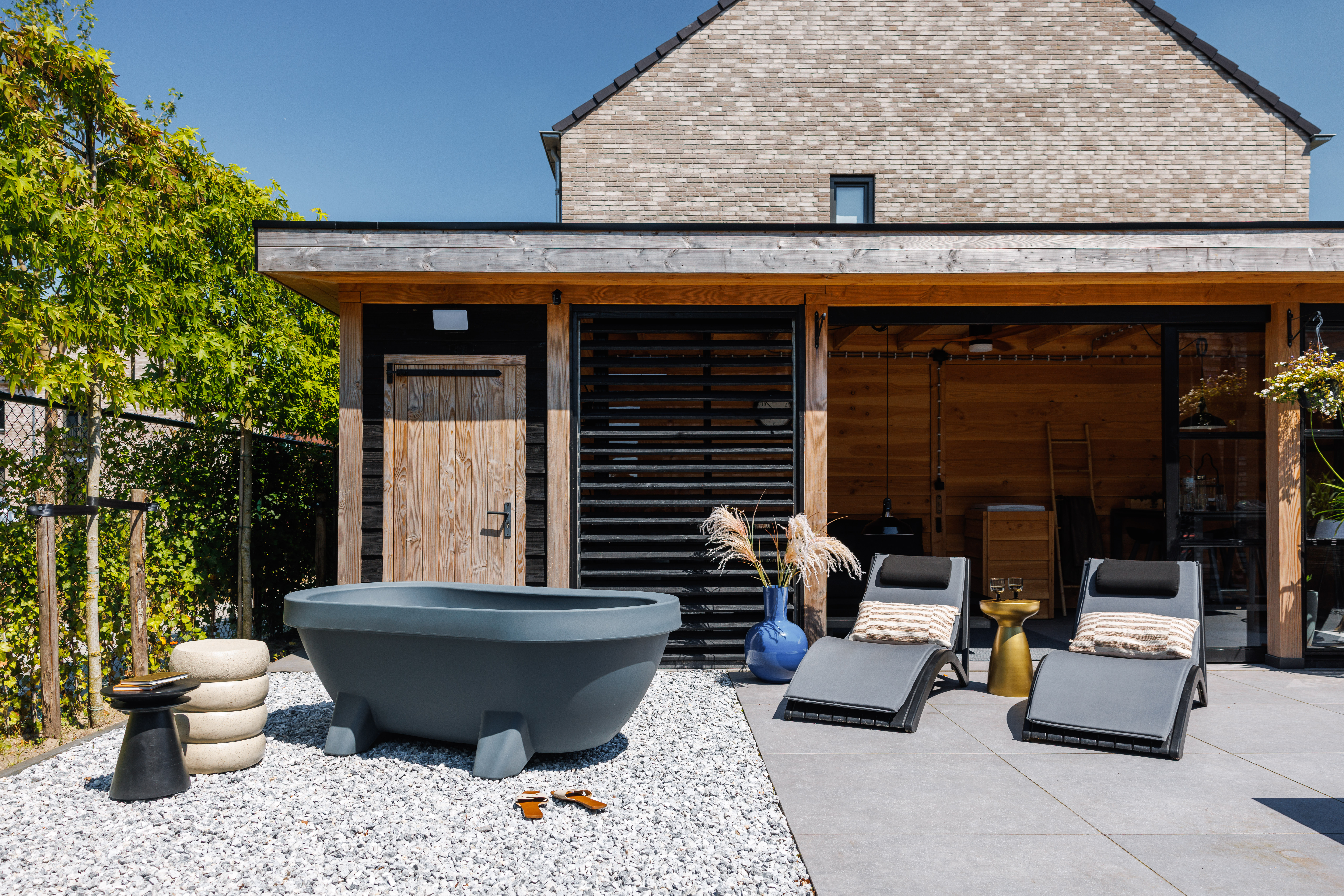 Gardentub tuinbad - Antraciet