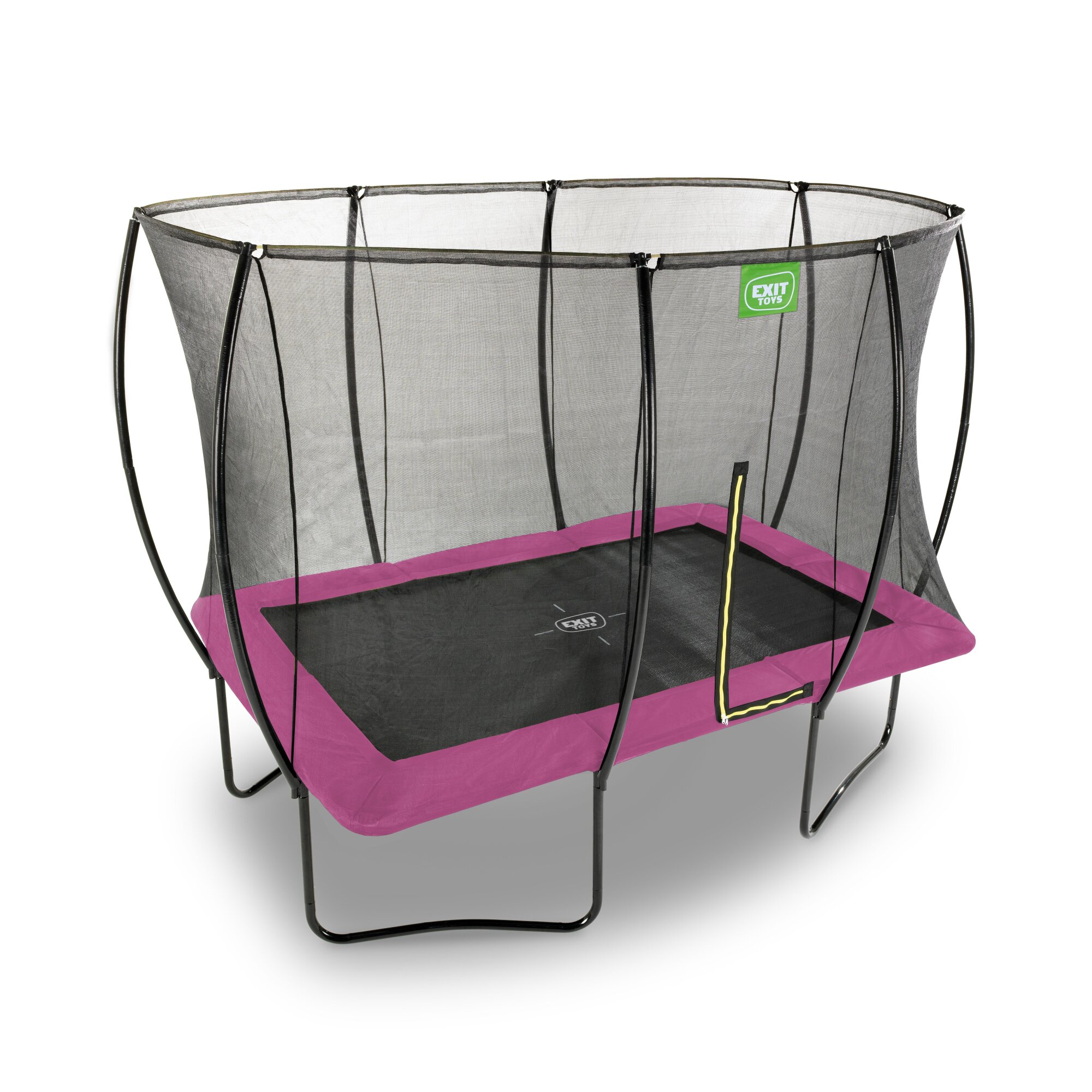 EXIT Silhouette trampoline 244 x 366 cm – Roze