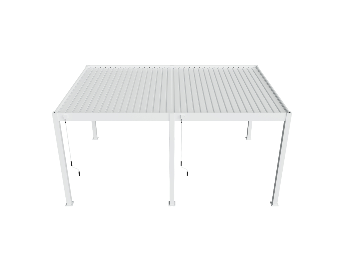 Orion Deluxe overkapping - 360x530 cm - Wit