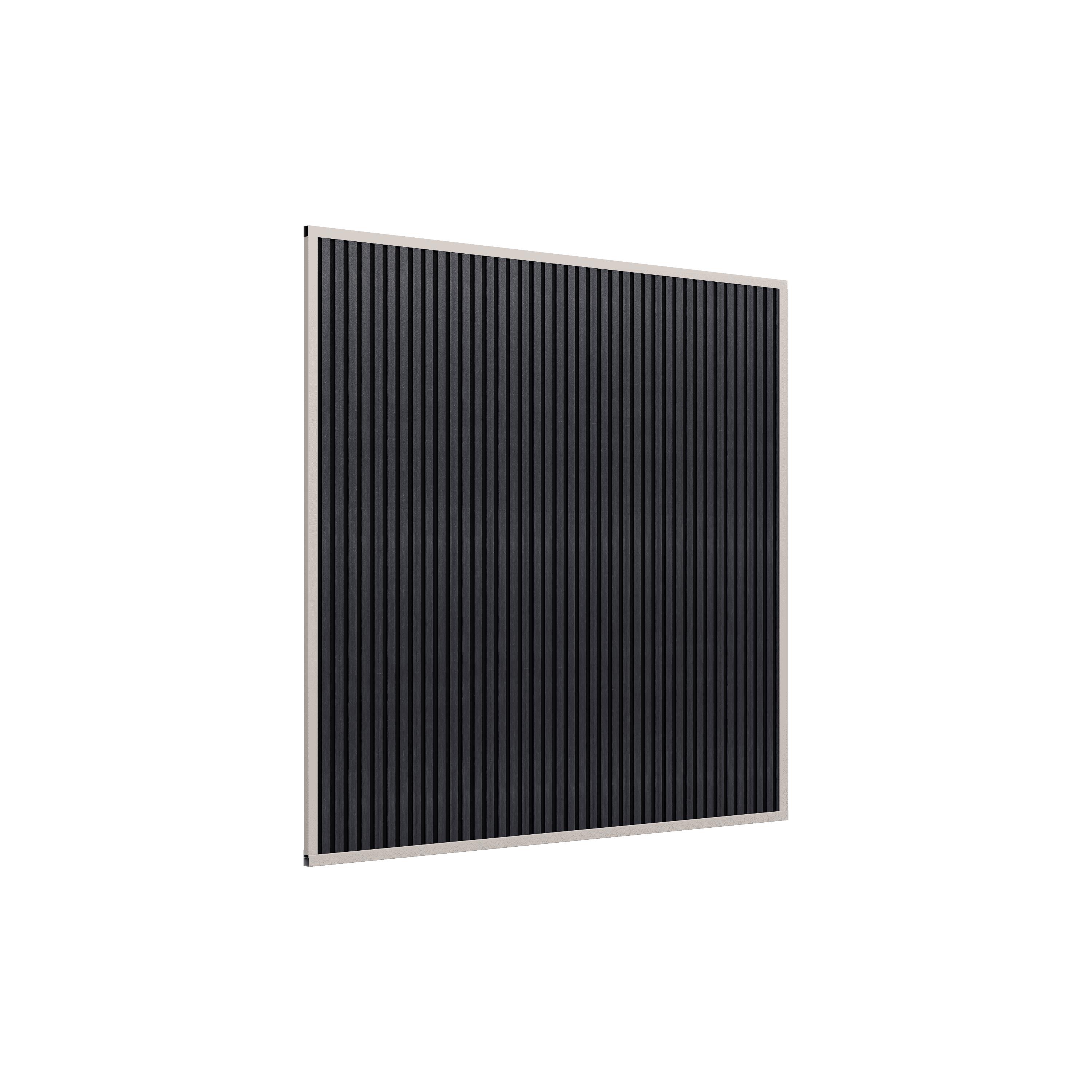 Orion composietwand - 265x236 cm - Voor 2,65m kant - Kiezelgrijs/antraciet