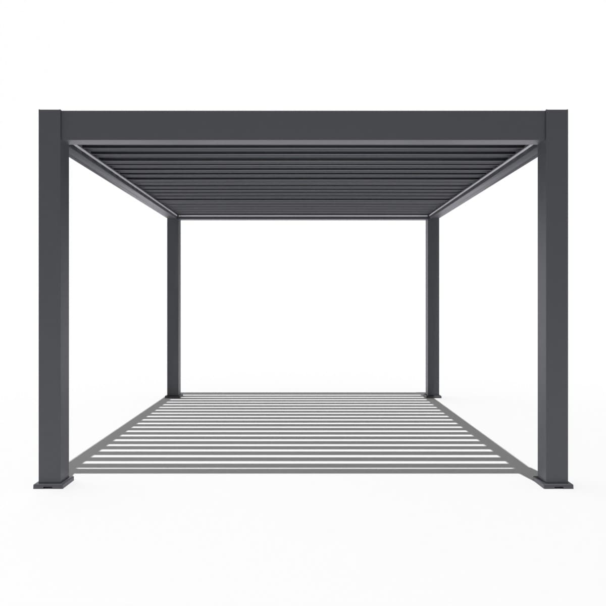 Orion Prestige elektrische overkapping E-LED - 360 x 400 - antraciet - inclusief zonwering en LED verlichting Orion Prestige elektrische overkapping E-LED - 360 x 400 - antraciet - inclusief zonwering en LED verlichting