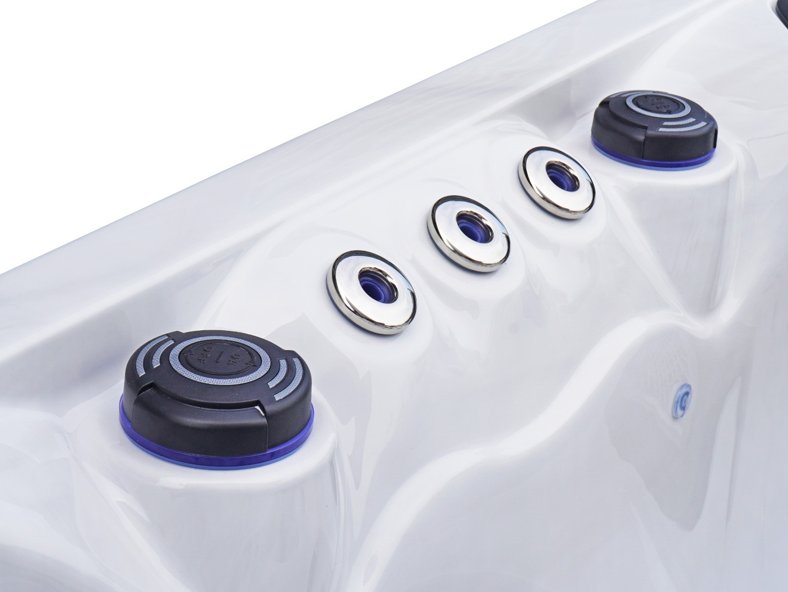 Orion Treasure spa X4 - 5 persoons - Lichtgrijs - Plug and Play