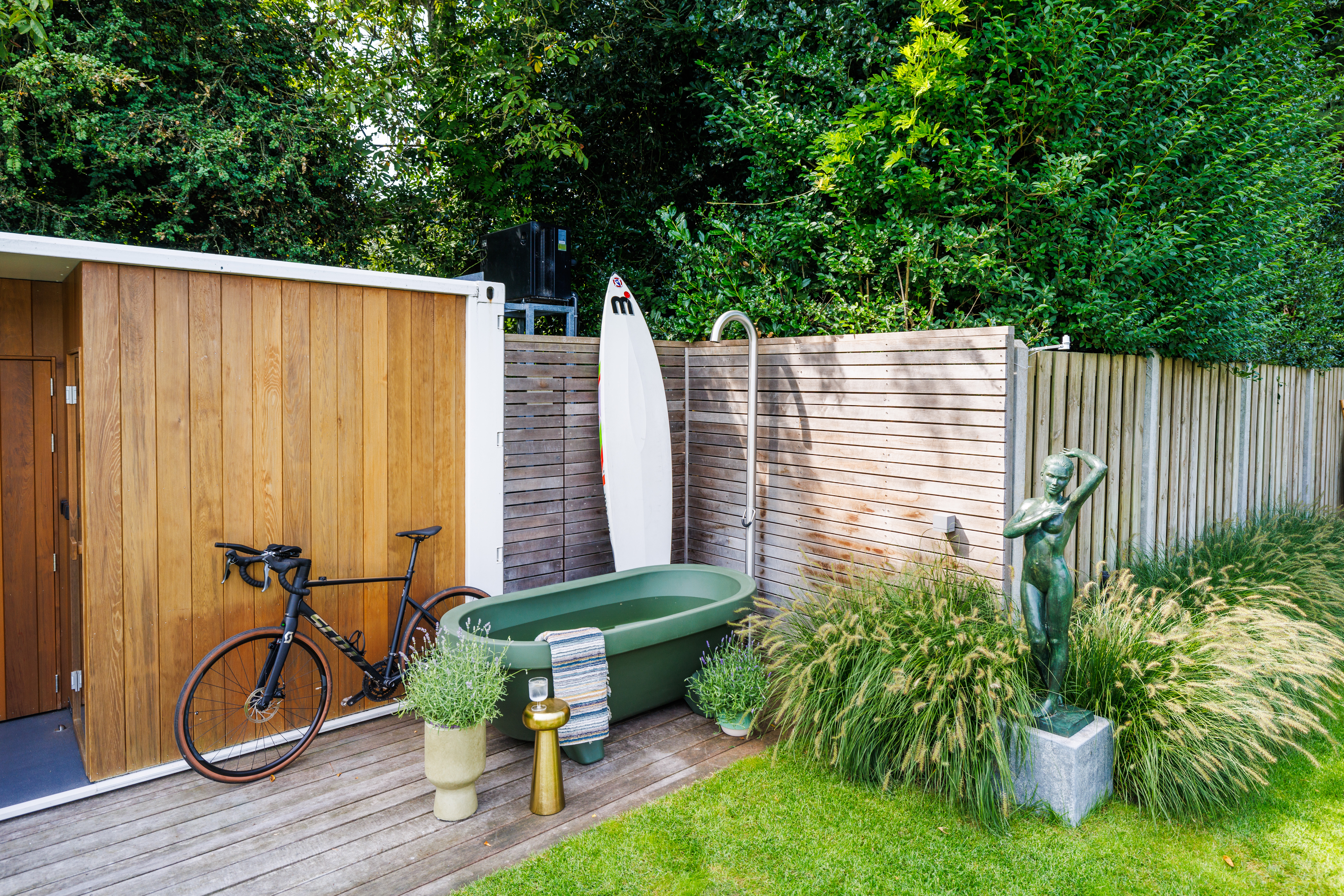 Gardentub tuinbad - Olijfgroen