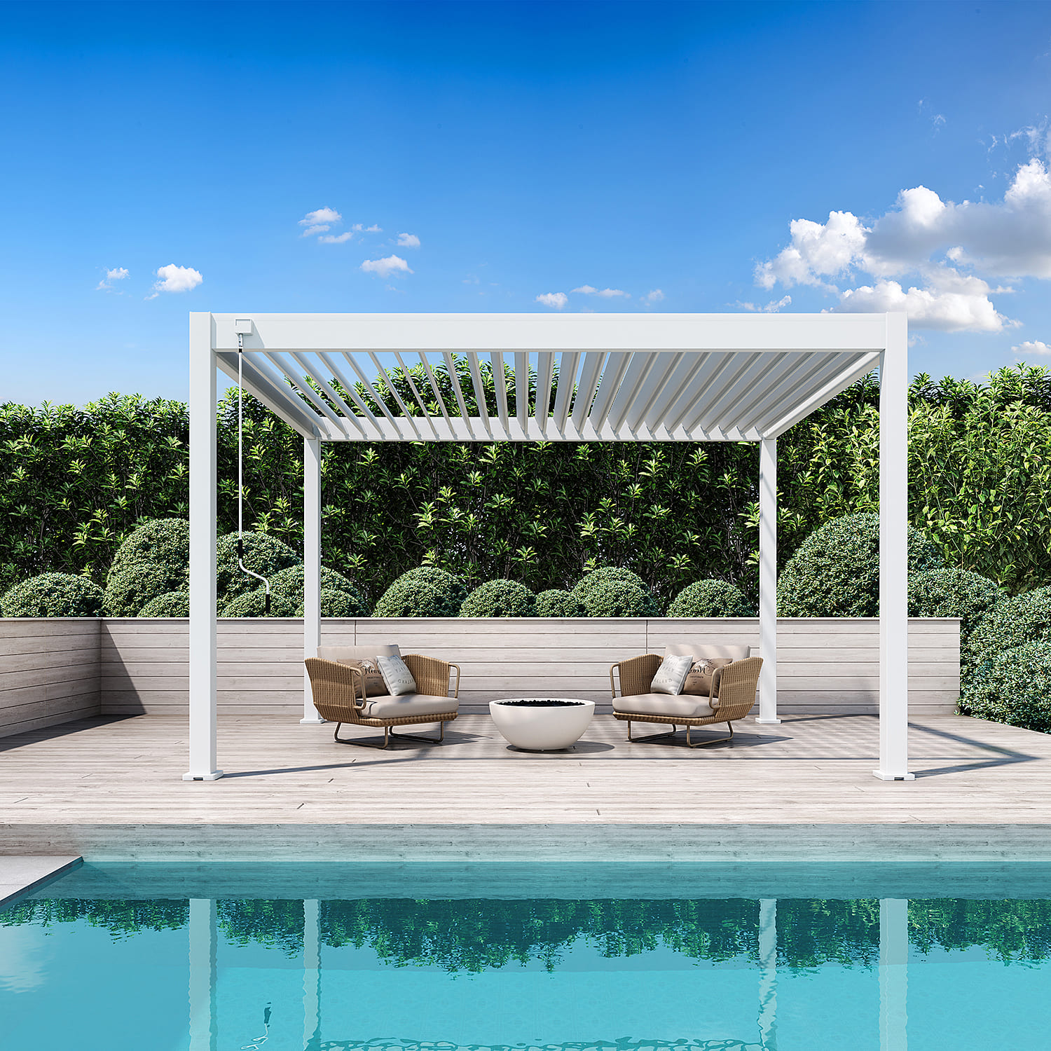 Orion Deluxe overkapping - 300x400 cm - Wit