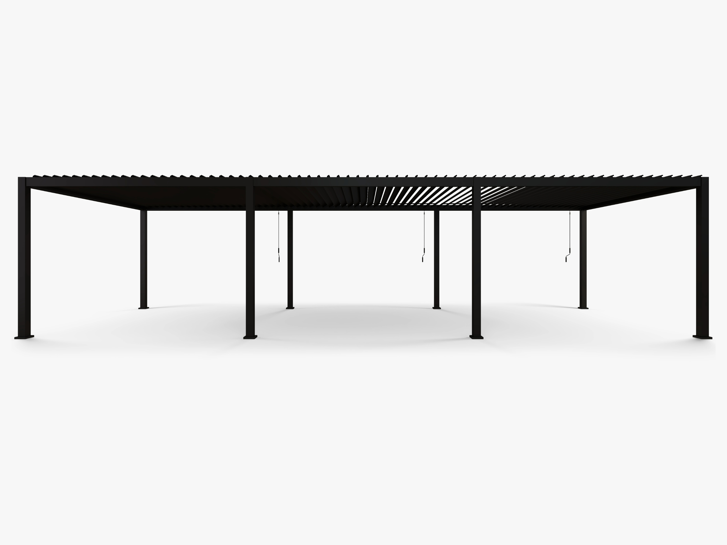 Mirador Deluxe overkapping - 300 x 900 cm - antraciet