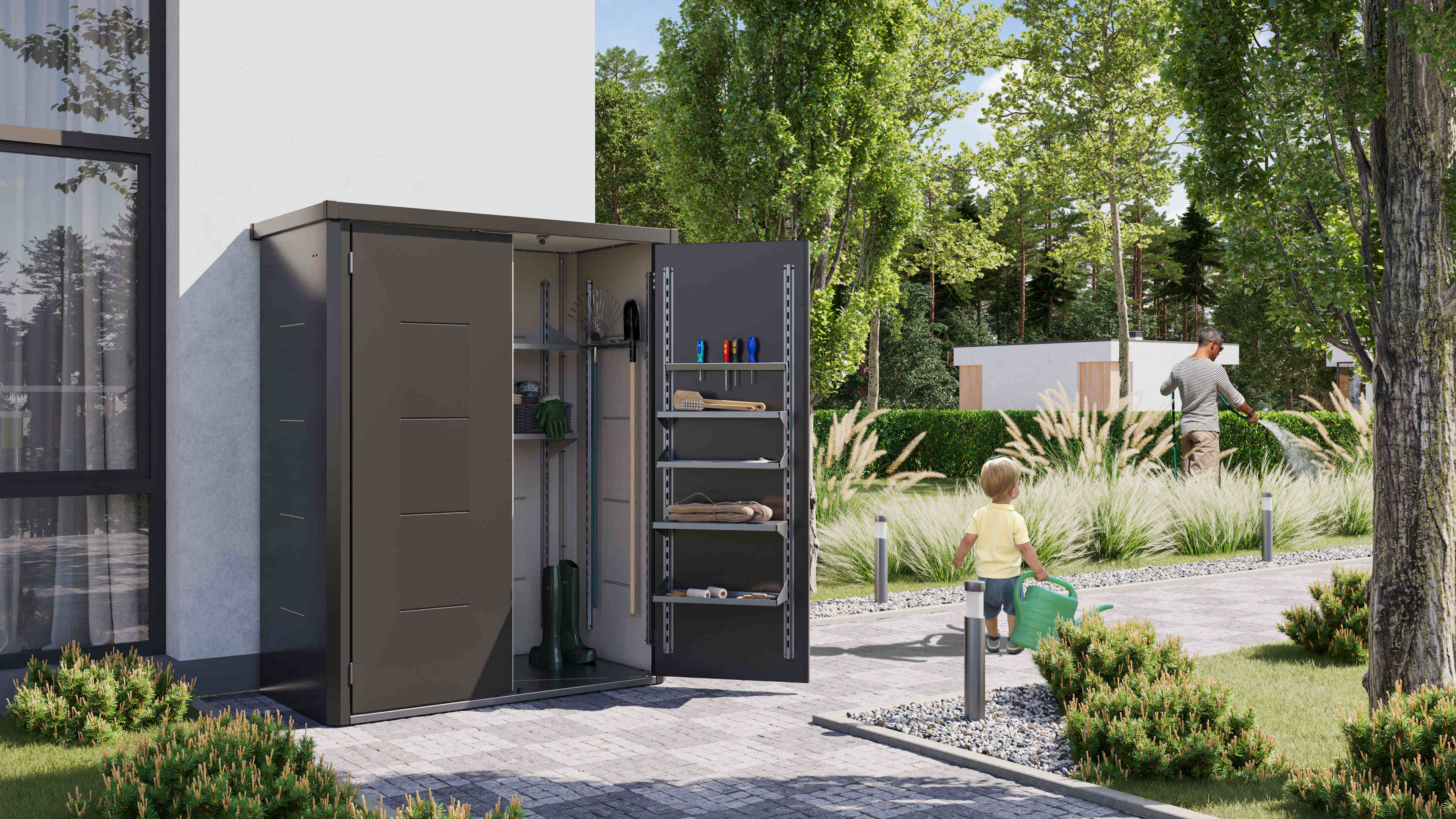 Telluria Giarmadio opbergkast - antraciet