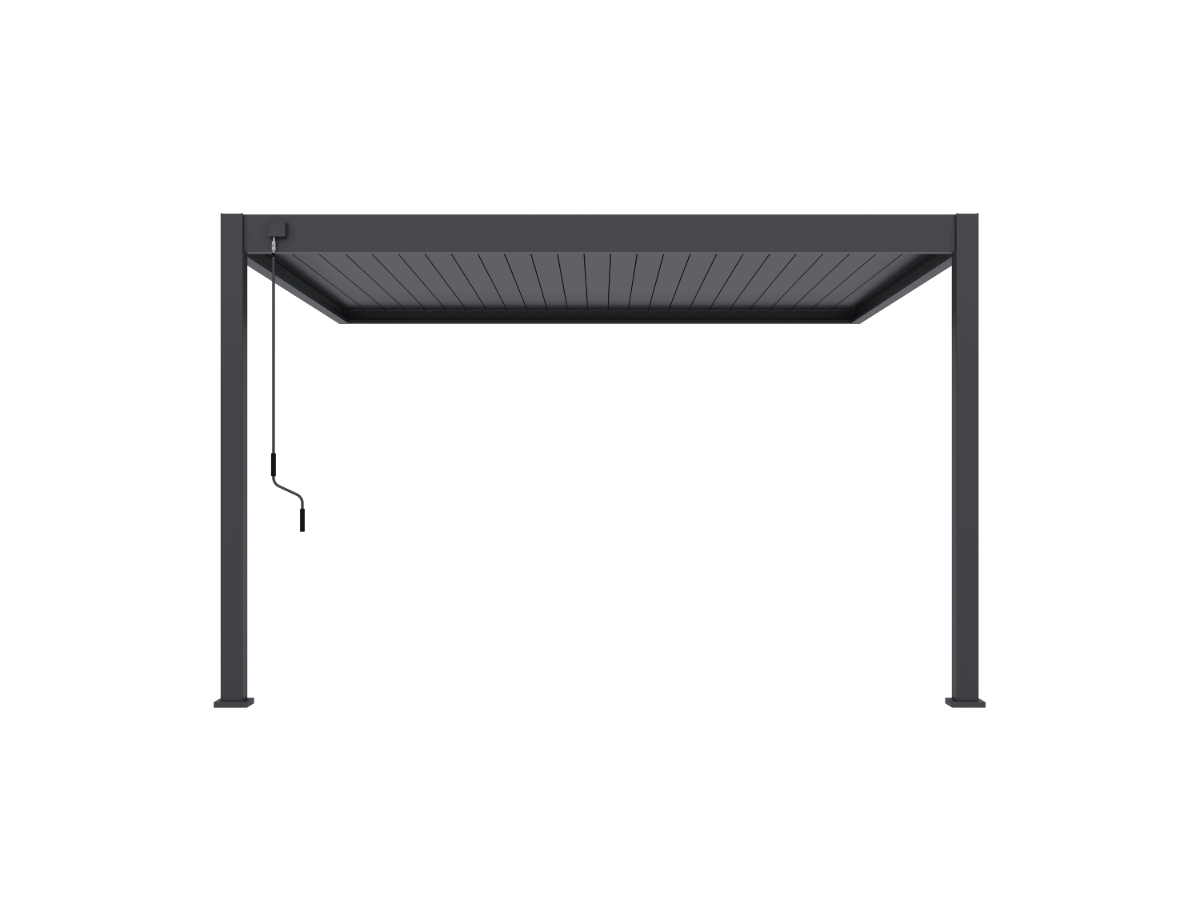  Orion Deluxe overkapping - Muurbevestiging - 300x360 cm - Antraciet