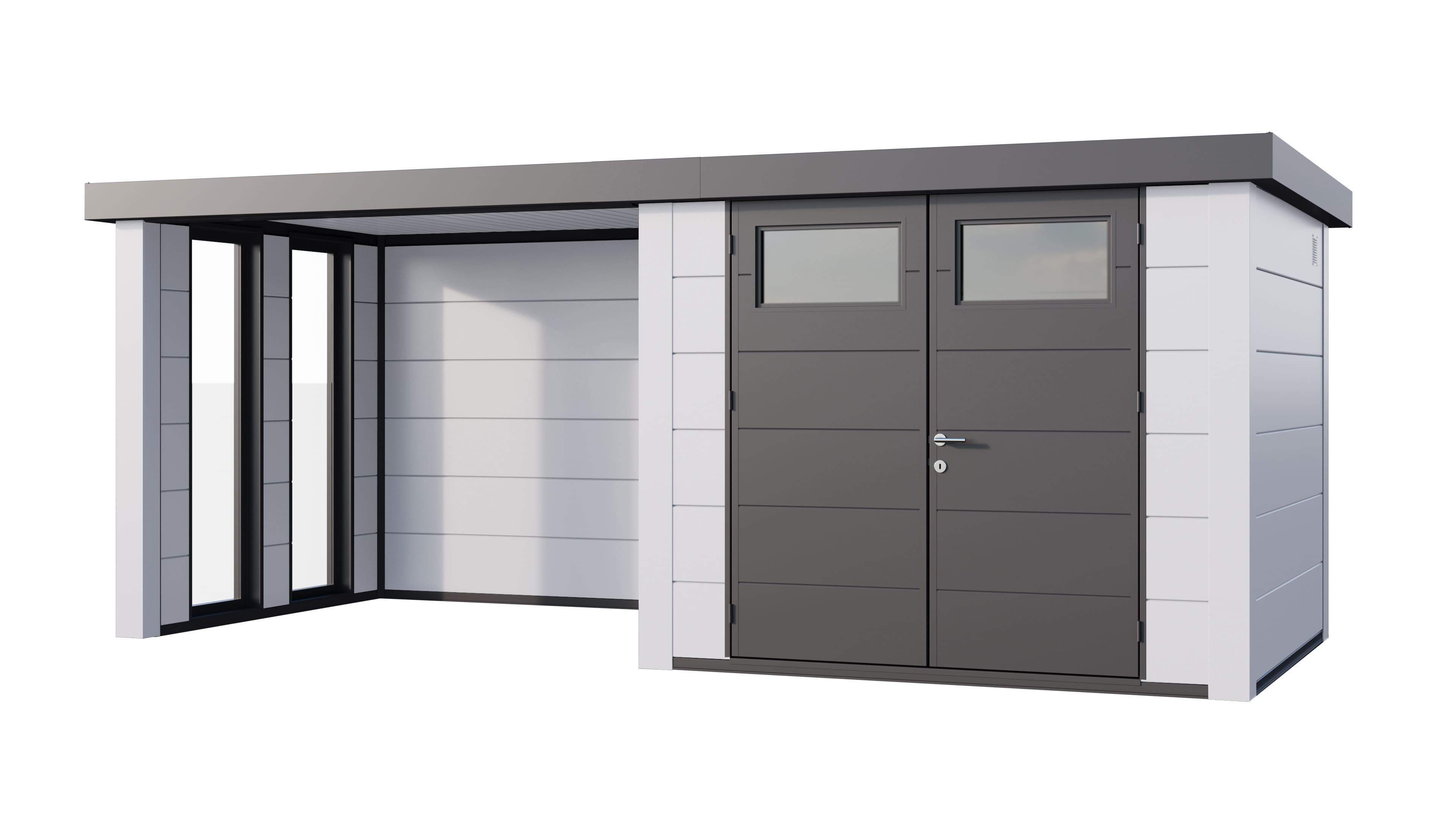 Telluria Classico 2724 tuinhuis inclusief dichte lounge - 552 x 238 cm - wit