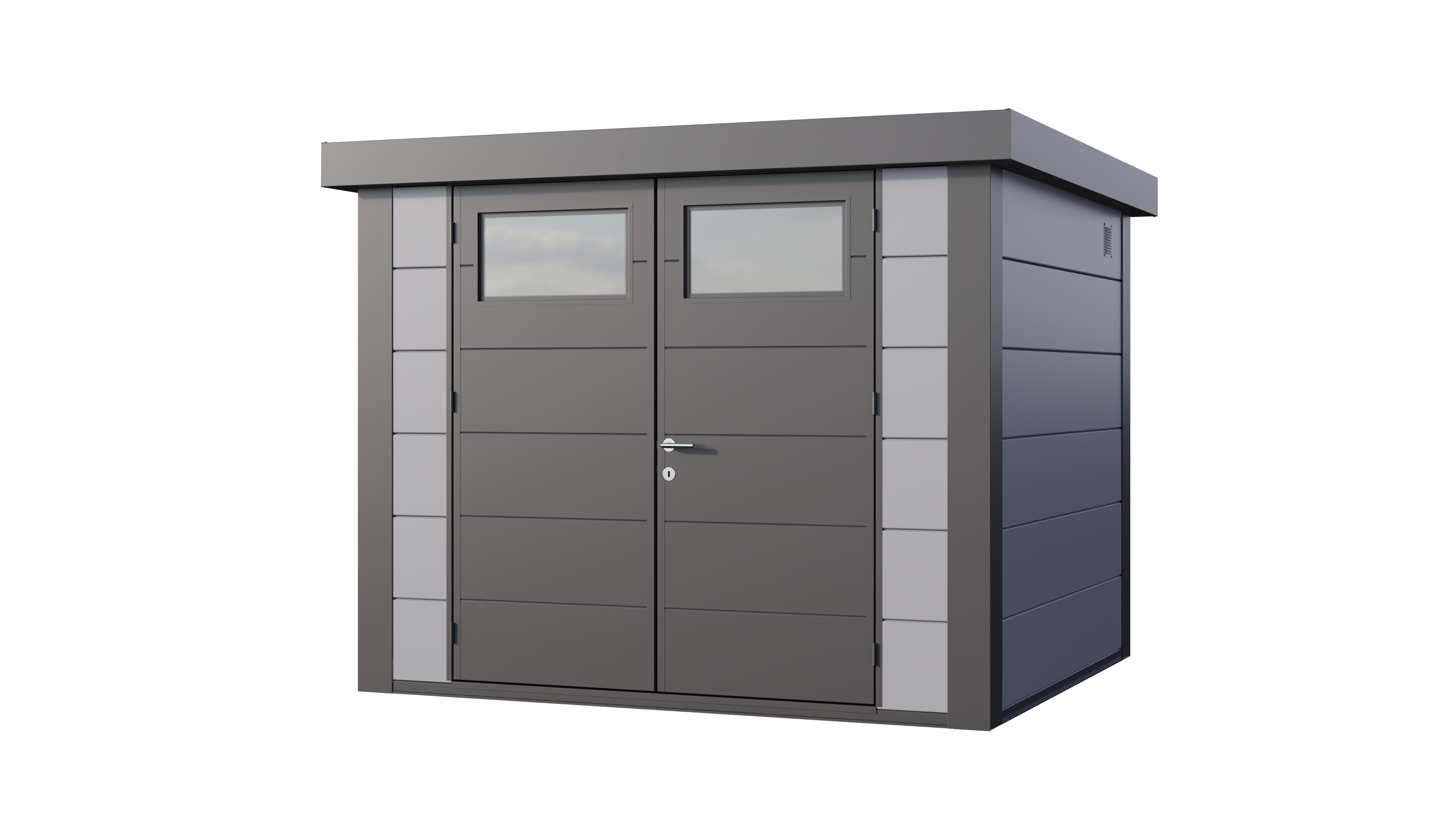 Telluria Classico 2724 tuinhuis - 268 x 238 cm - lichtgrijs/antraciet