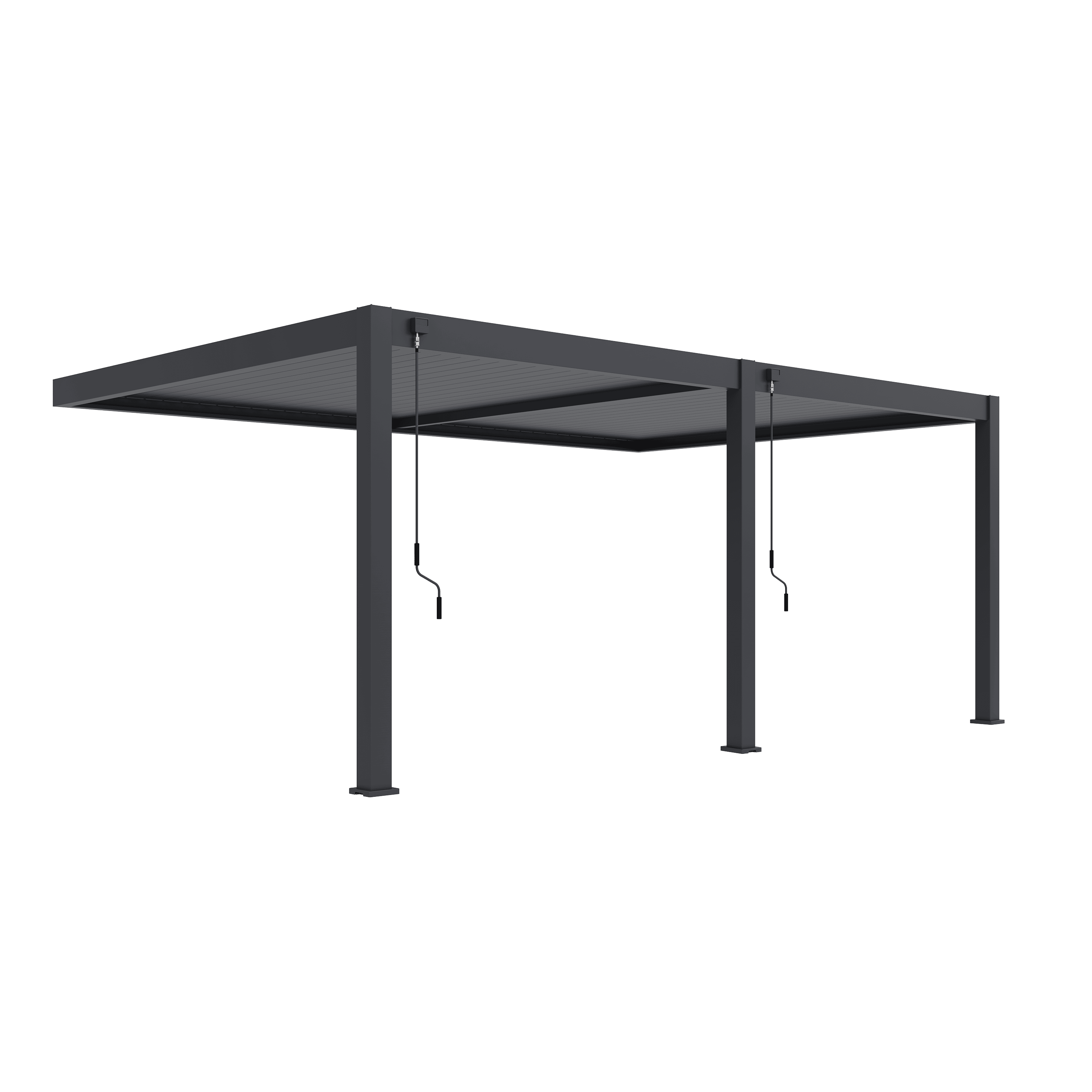 Orion Premium overkapping - Muurbevestiging - 400x600 cm - Antraciet