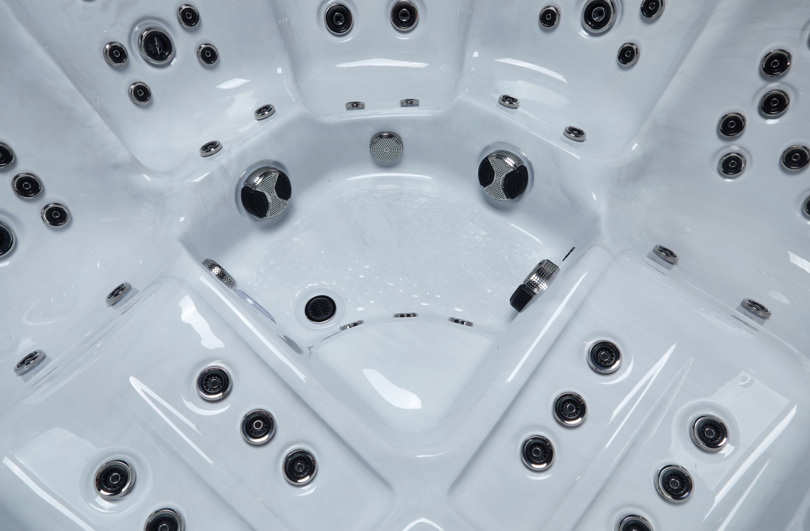 Orion Mirage spa X2 - 5 persoons - Lichtgrijs - Plug and Play