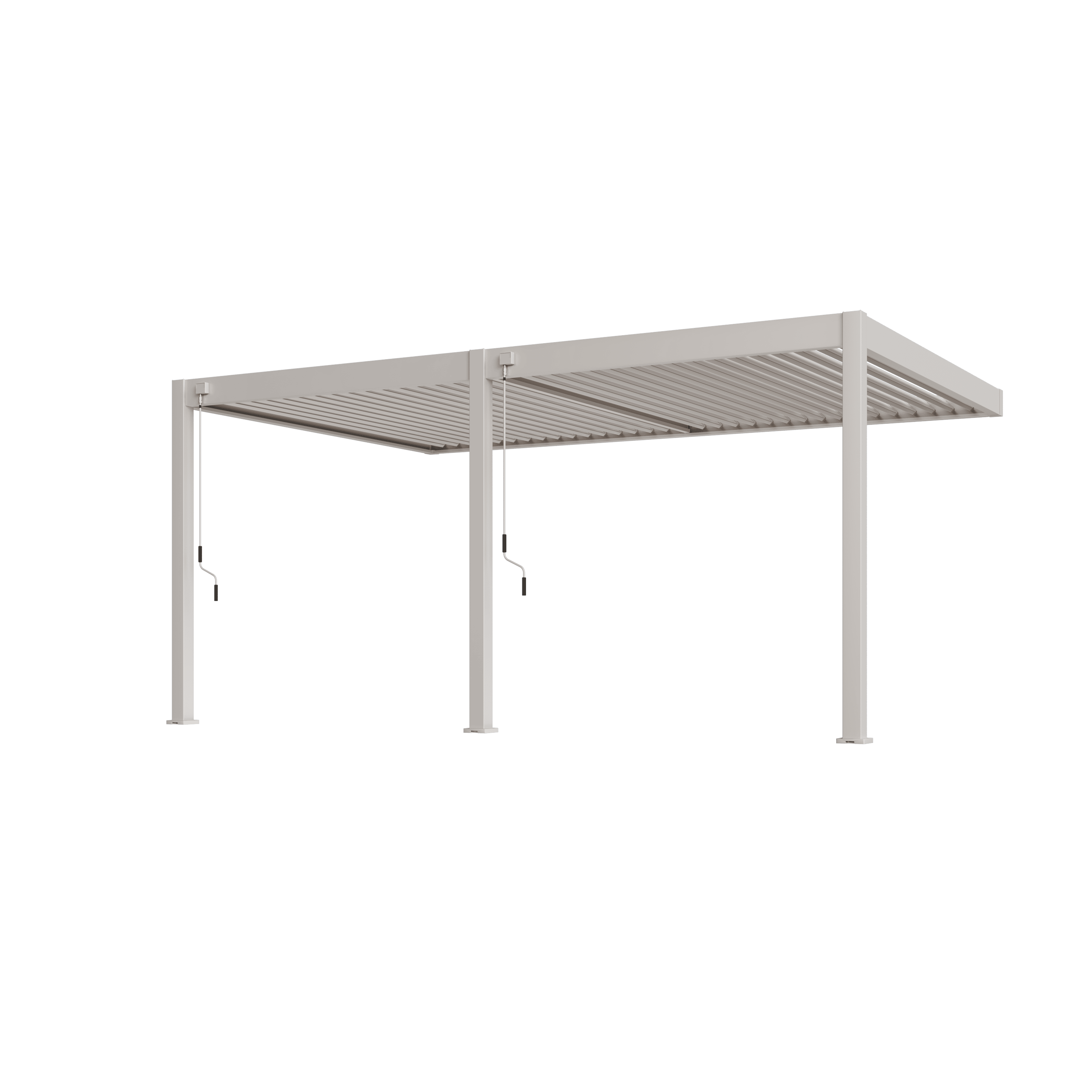 Orion Deluxe overkapping - Muurbevestiging - 360x530 cm - Kiezelgrijs