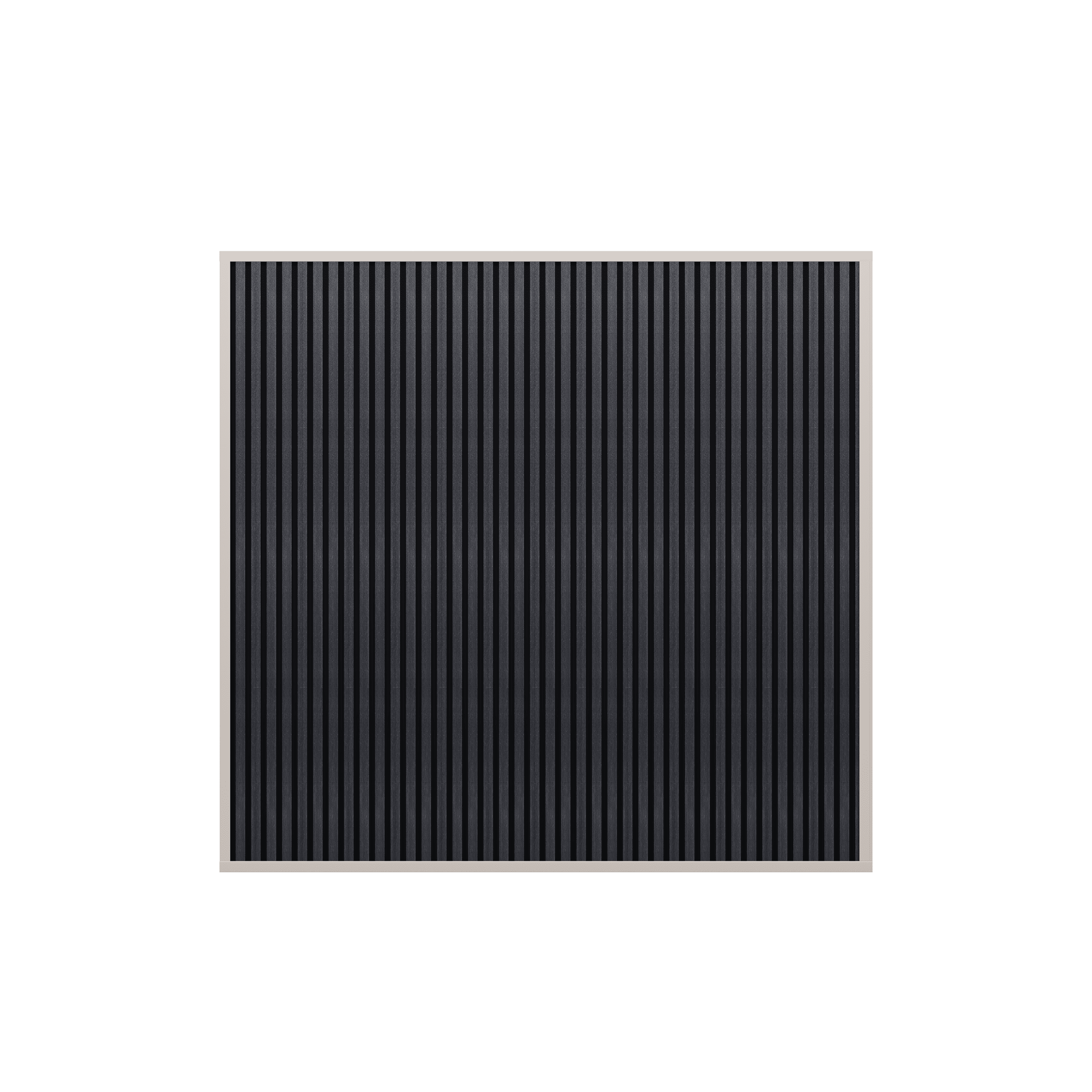 Orion composietwand - 265x236 cm - Voor 2,65m kant - Kiezelgrijs/antraciet