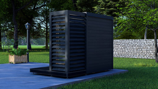 Novum Sunset Outdoor Sauna - Vier tot zespersoons - Scandinavisch hout 