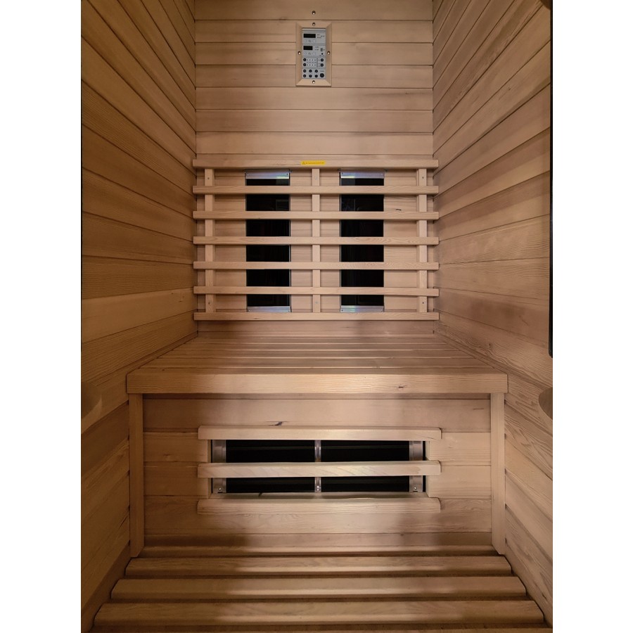 Novum Health Company 2 - Tweepersoons infrarood sauna - met DUO stralers